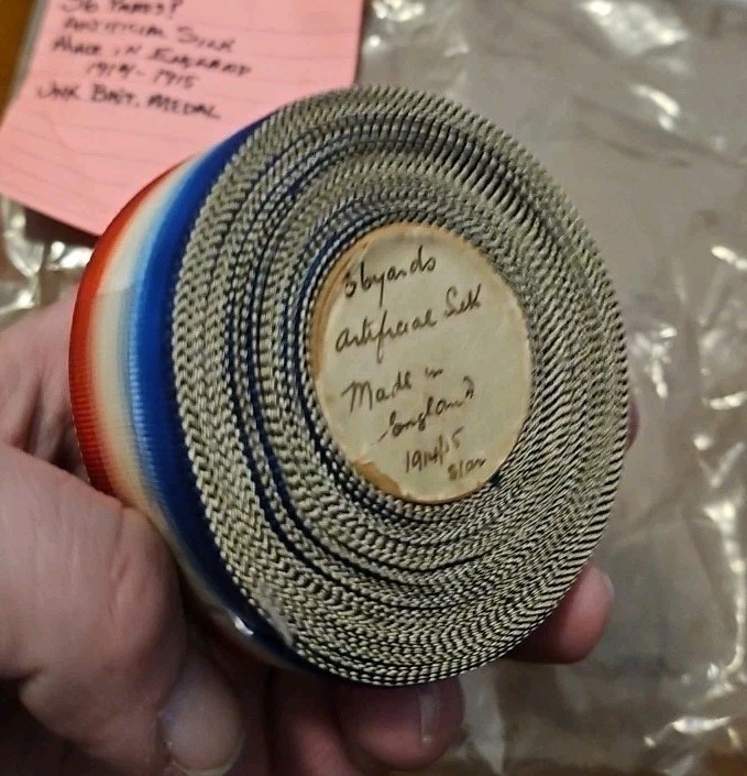 WW1 Spare Ribbon ROLL 1914/15 Star British War Victory Medal UNUSED 9in Sections