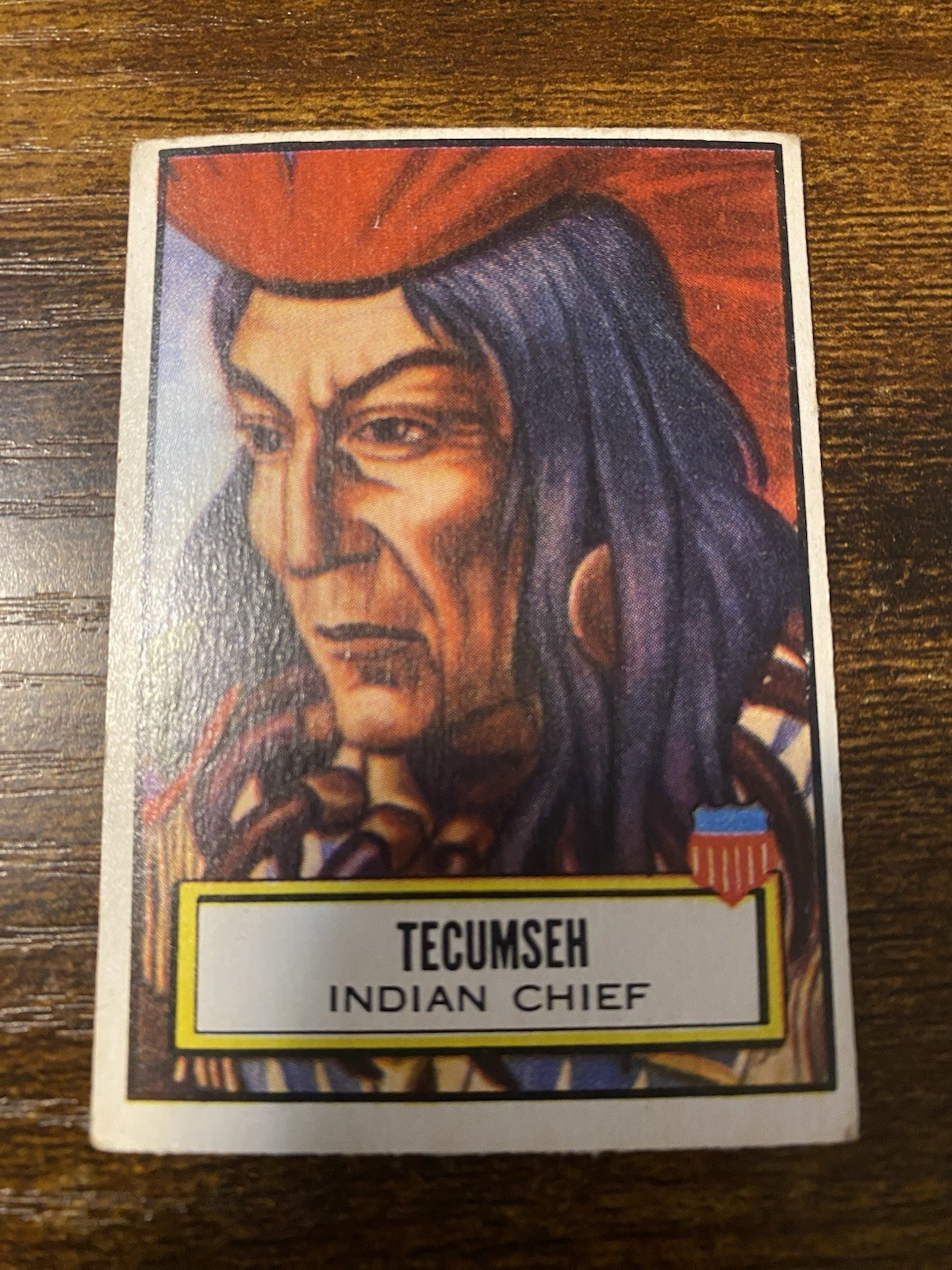 1952 Topps Look \'n See #96 Tecumseh
