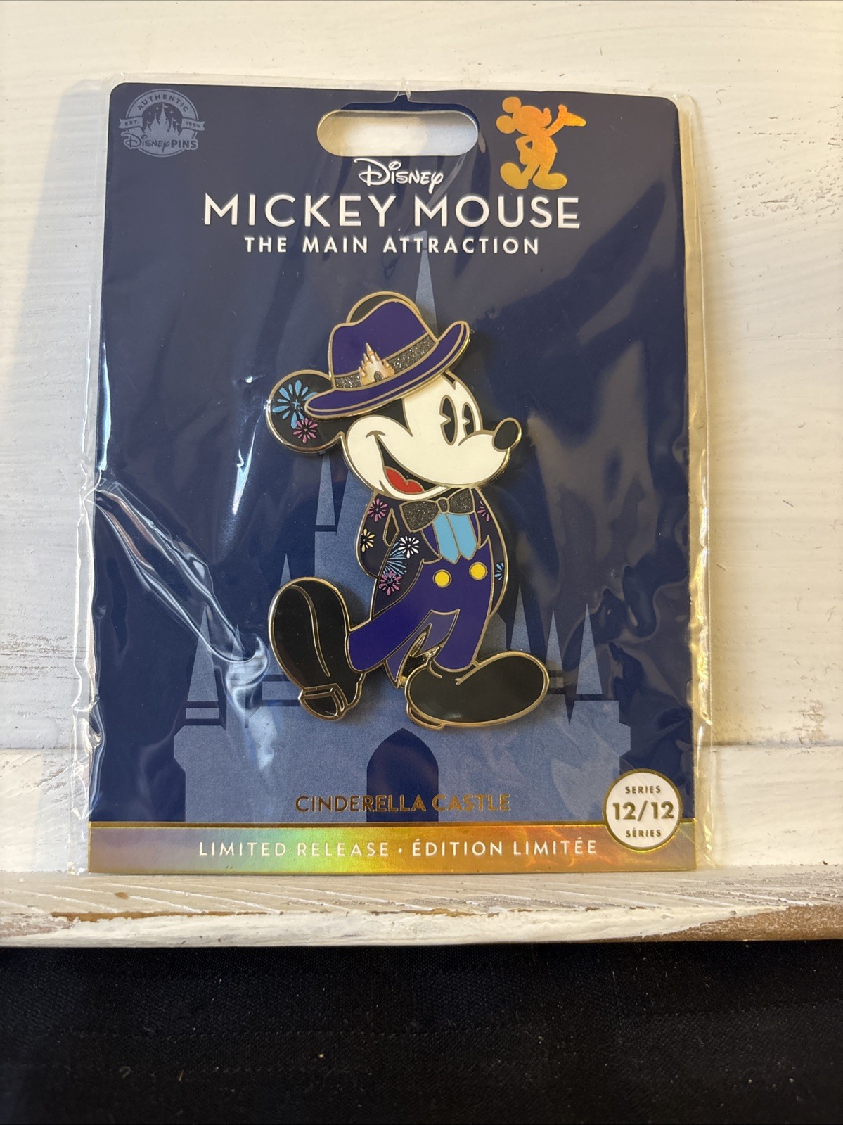 *NEW* Disney Parks 2022 Mickey Main Attraction Cinderella Fireworks Pin 12/12