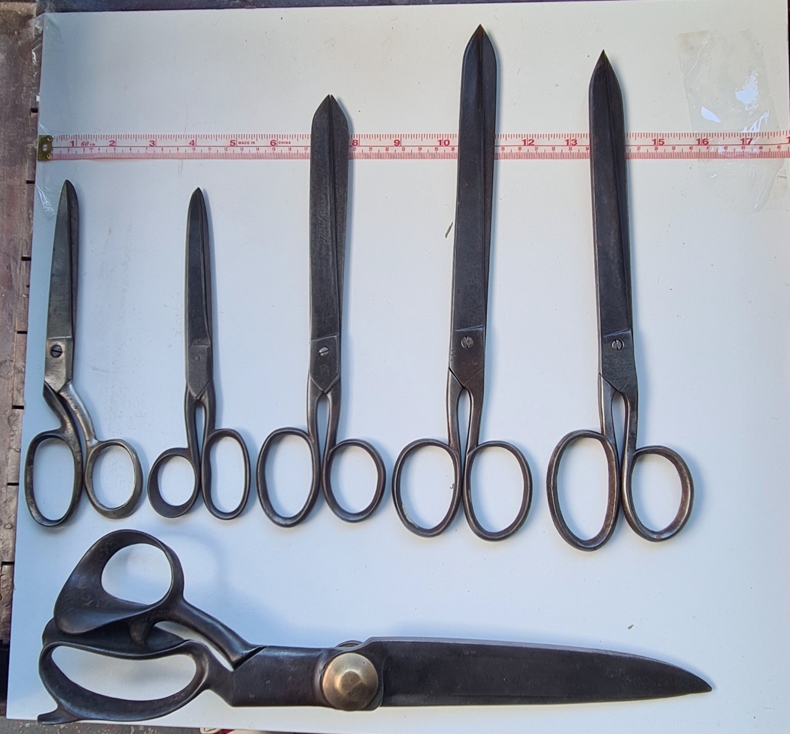 Antique Scissors 6 Pairs Bulk Lot