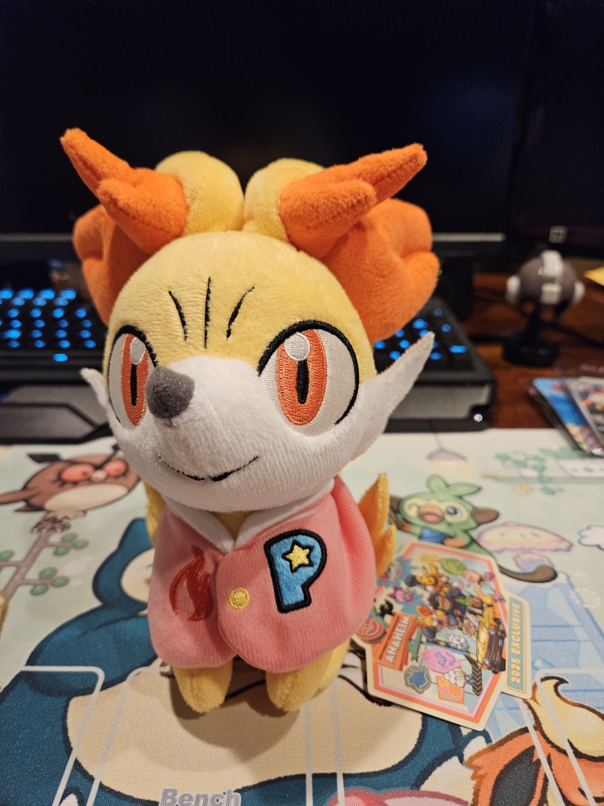 Pokemon World Championship 2025 Fennekin Plush Pokemon Center New Sealed