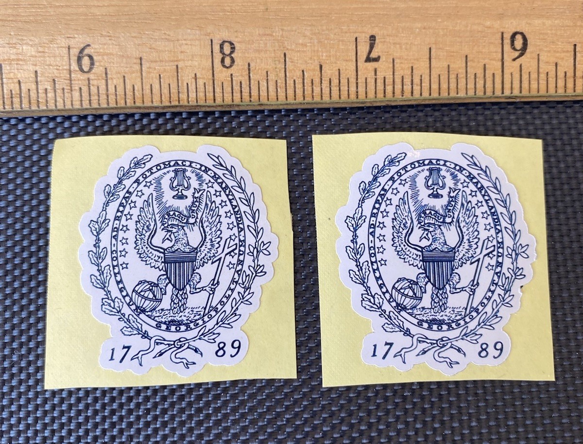 Lot Of 2 Georgetown University Sticker For Water Bottle Laptop Cell Car New