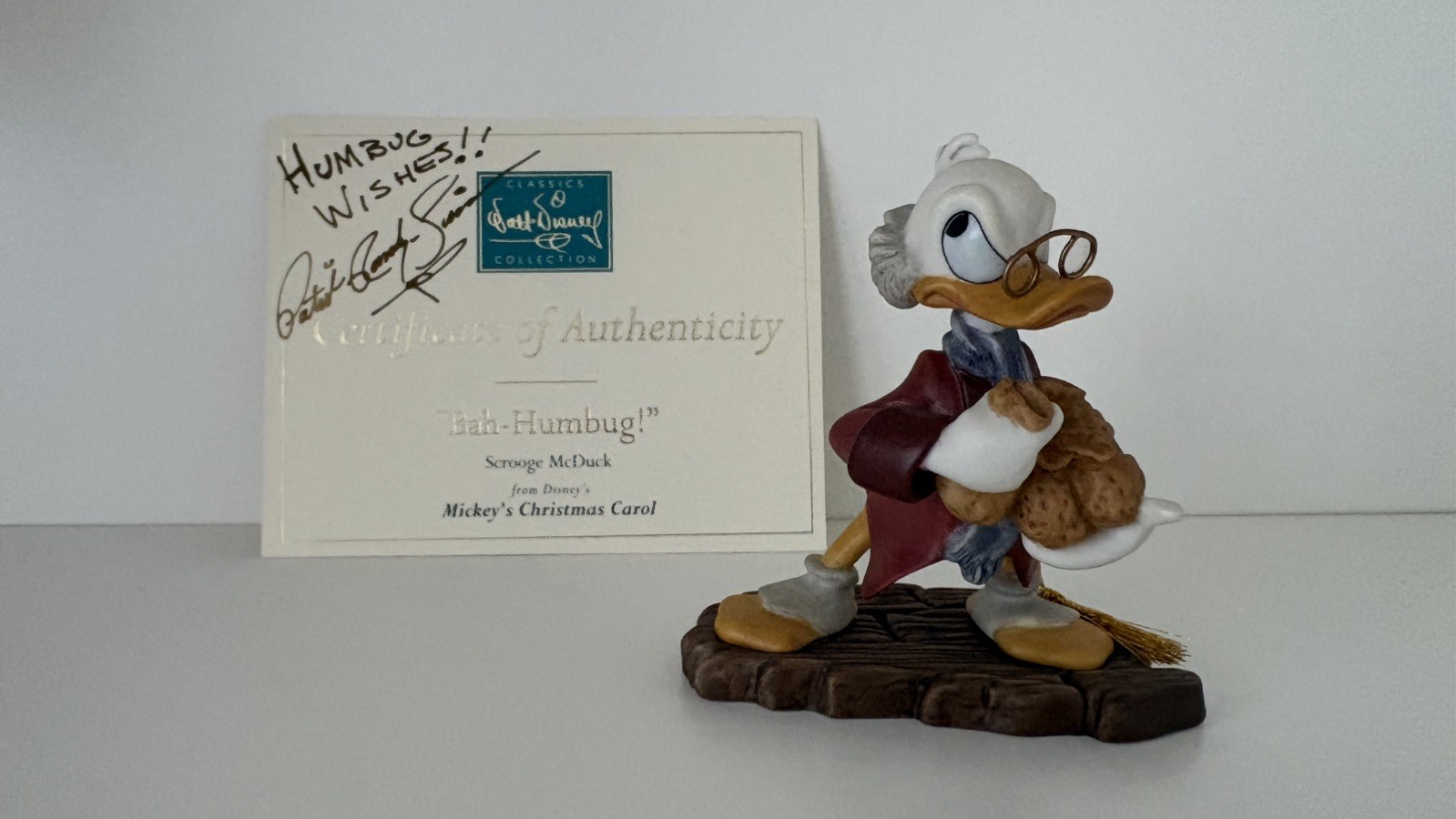 WDCC Mickey’s Christmas Carol SCROOGE McDUCK “Bah-Humbug” Ornament WDCC Mickey’s Christmas Carol SCROOGE McDUCK “Bah-Humbug” Ornament