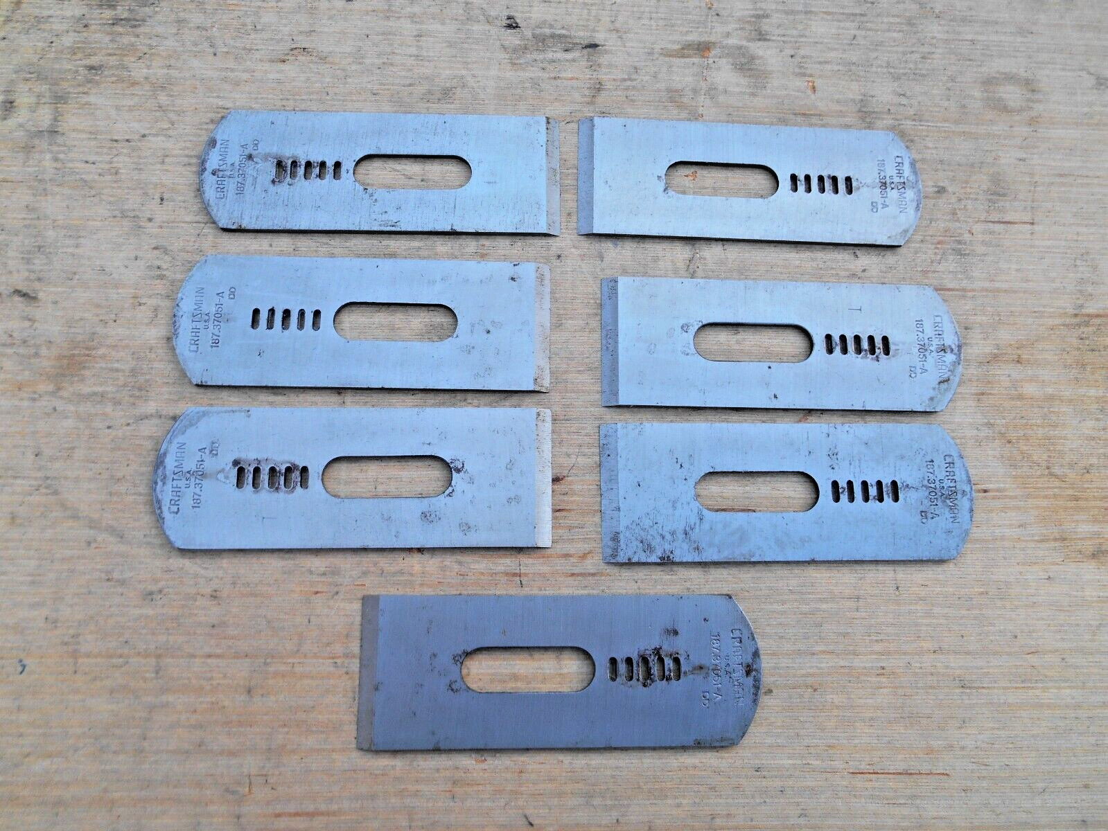 Craftsman 187.37051-A Plane Iron Blade Fits Stanley 9 1/2 ,USA , PRICE IS FOR 1 Craftsman 187.37051-A Plane Iron Blade Fits Stanley 9 1/2 ,USA , PRICE IS FOR 1
