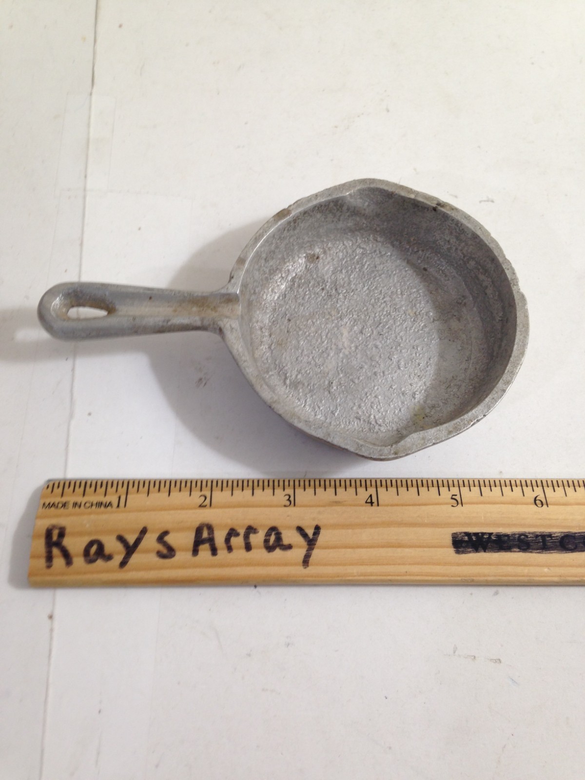 Vtg Cast Iron Miniature Skillet Pan butter warmer or use as Ashtray