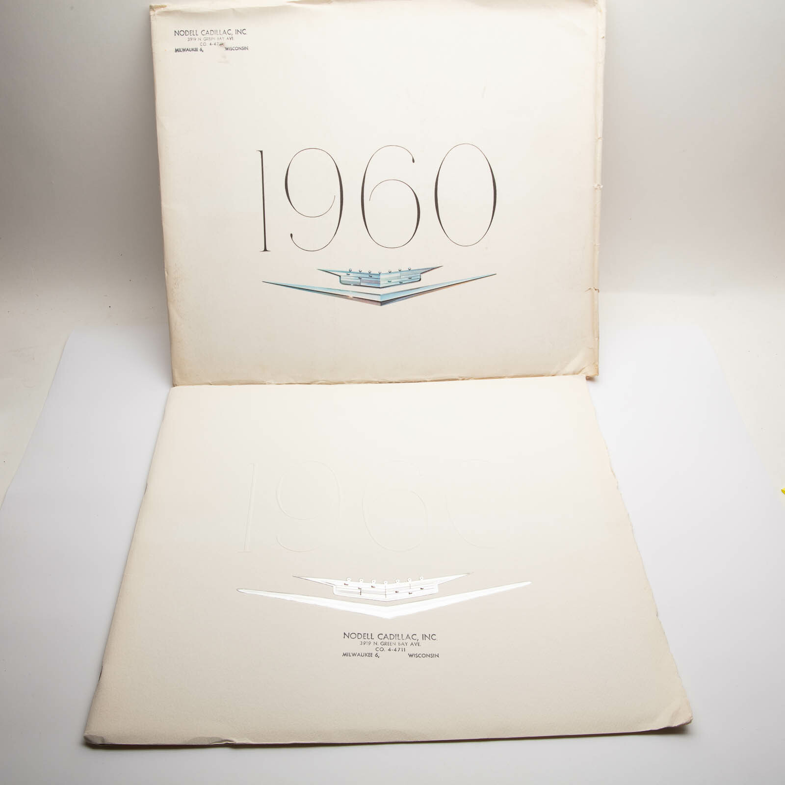 VTG 1960 Cadillac Catalog Dealer Brochure Large Nodell Cadillac Milwaukee Wi