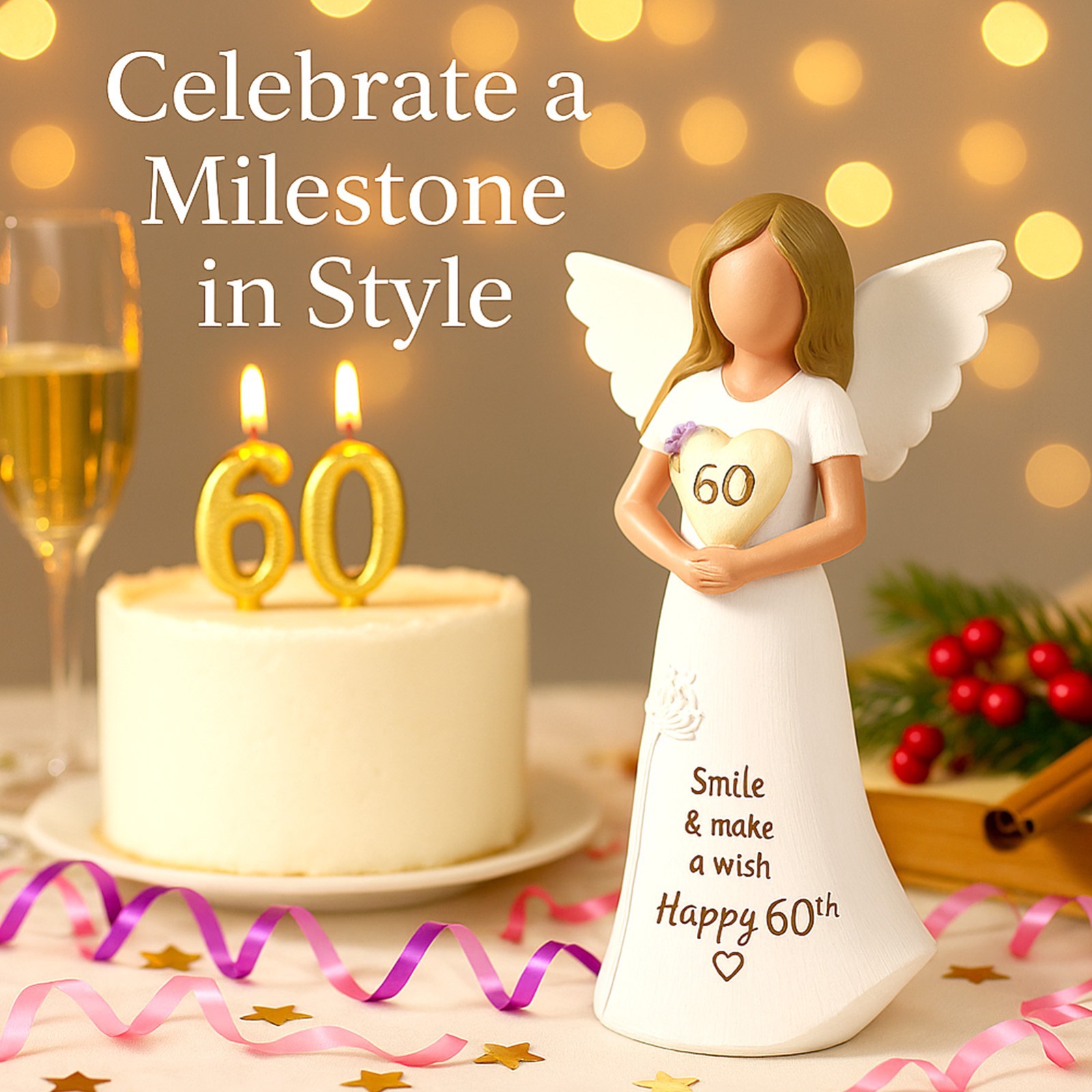 70th Birthday Gifts For Her Resin Figurine Women Sculpted Hand-Painted Figurines