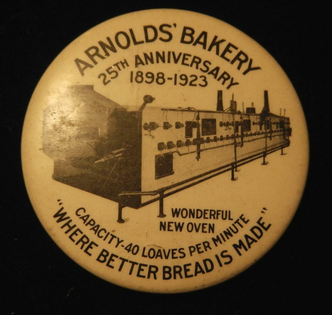 Two Advertising Mirrors c.1923-30 Arnolds\' Bakery & Hagman\'s Restaurant