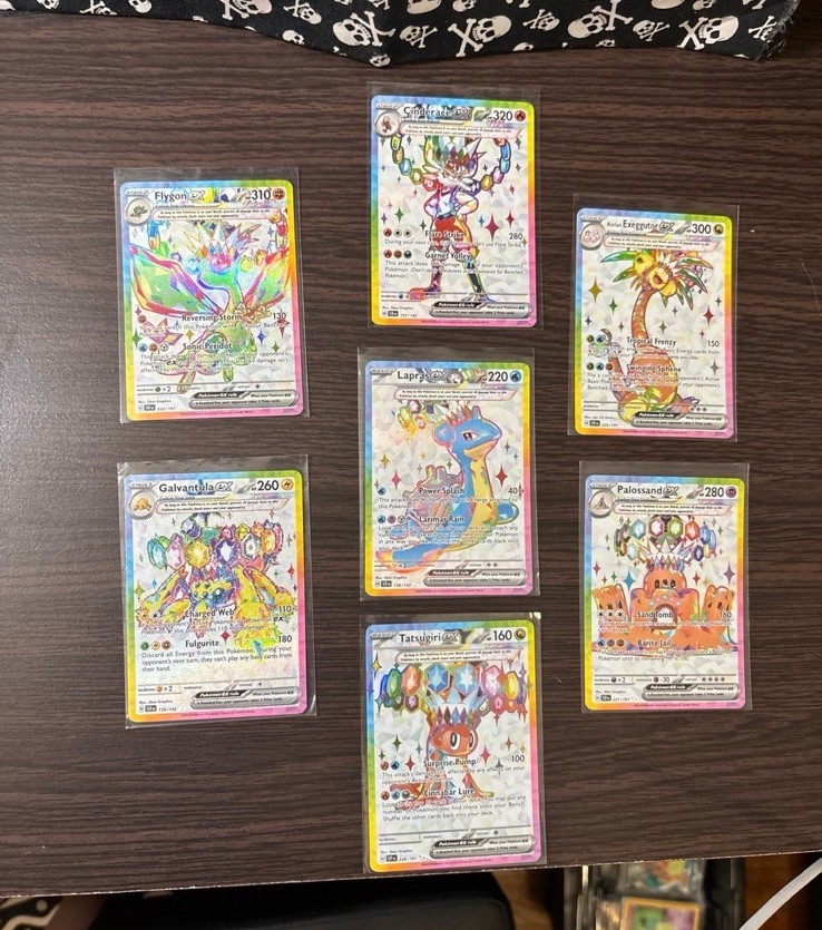 Pokémon TCG Full Art Holo Stellar Crown Scarlet And Violet Bundle Lot