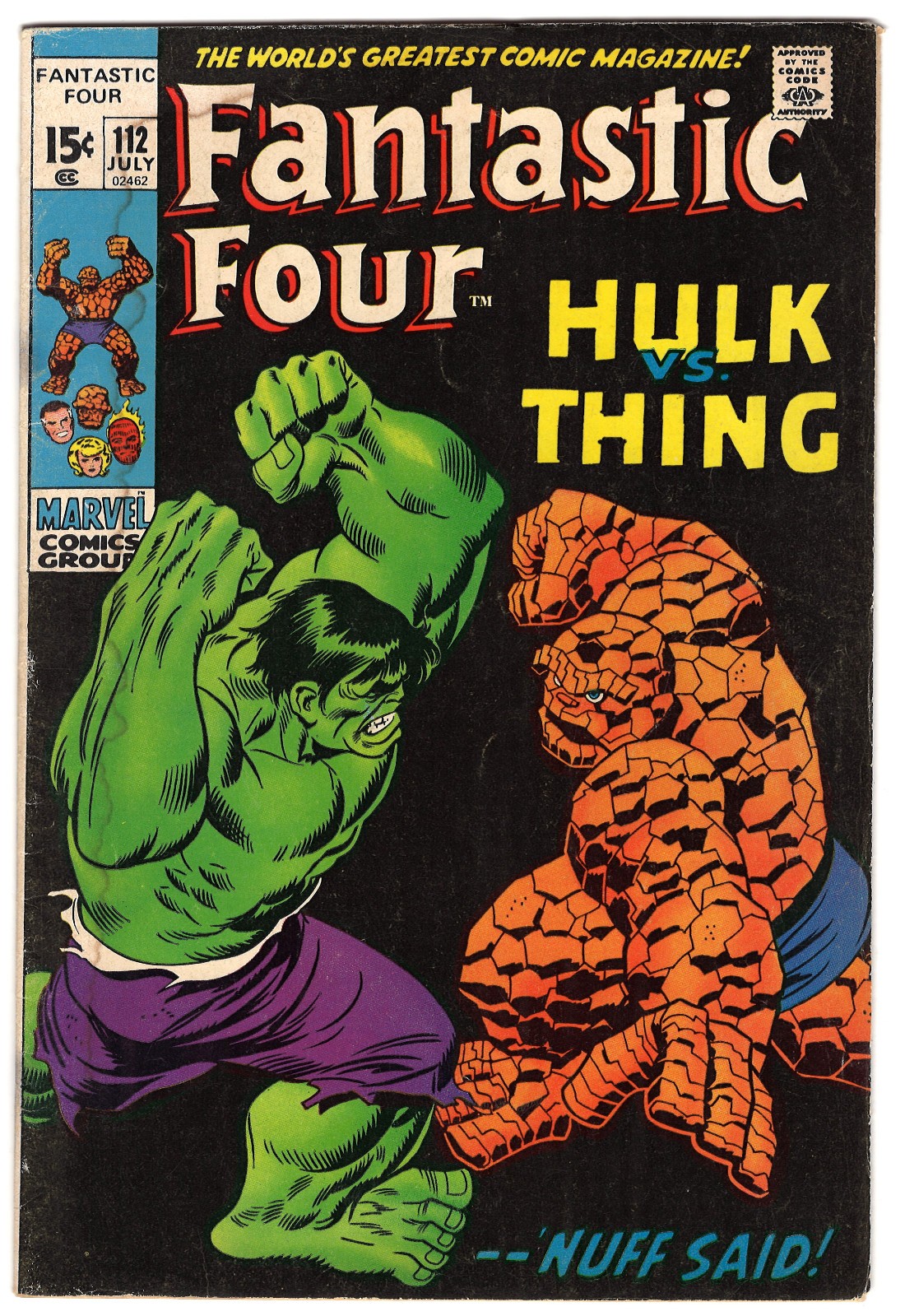 Fantastic Four #112 (1971) Good