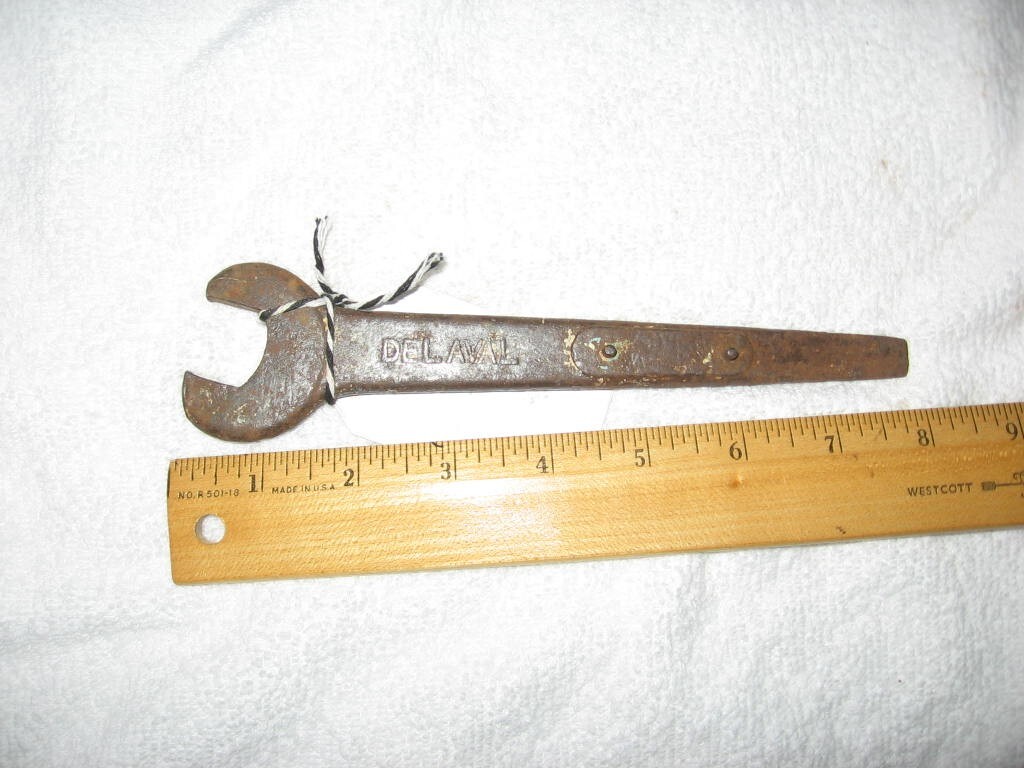 Delaval Vintage Cast Iron Wrench