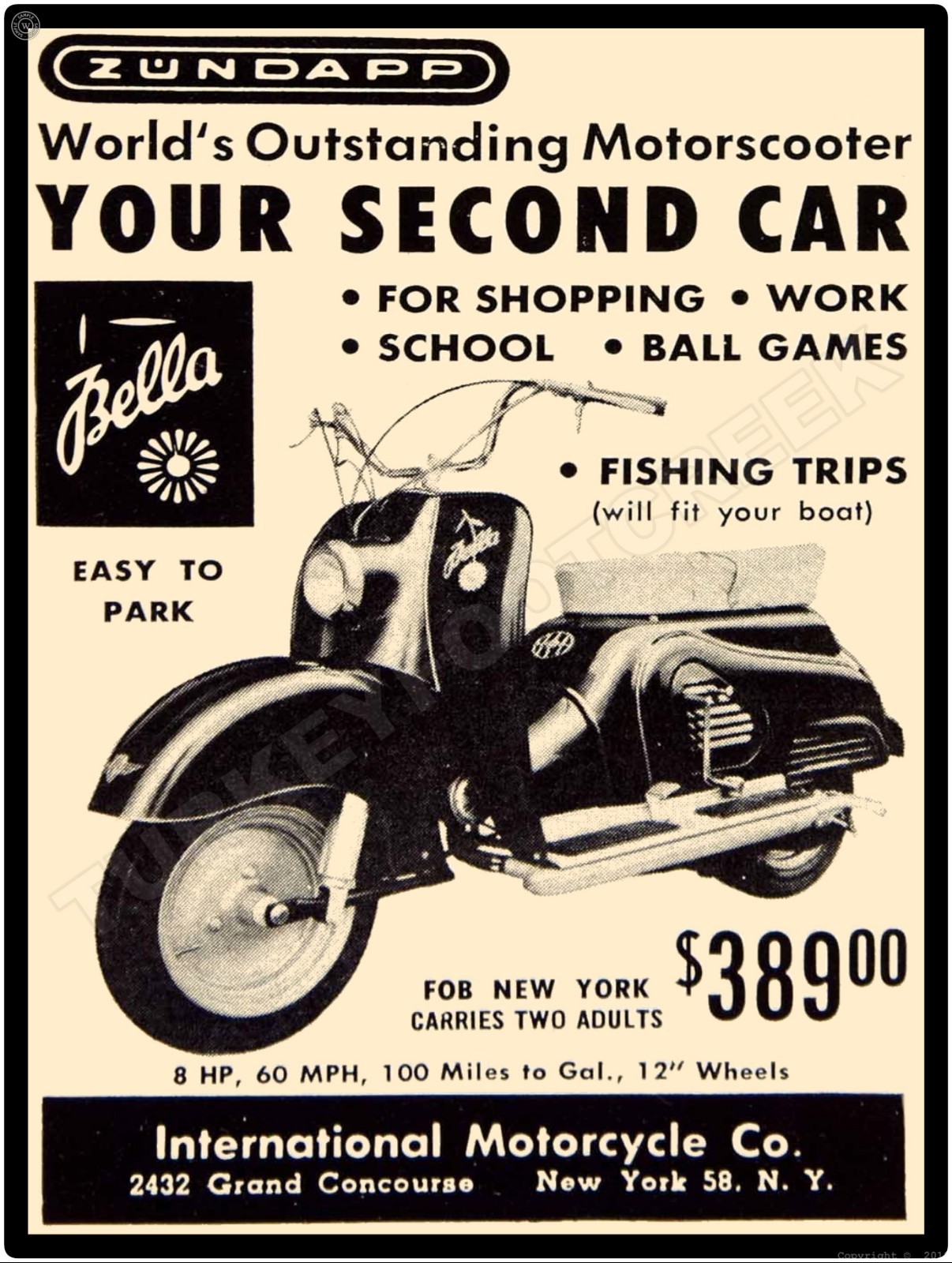 Bella Motor Scooter 9\