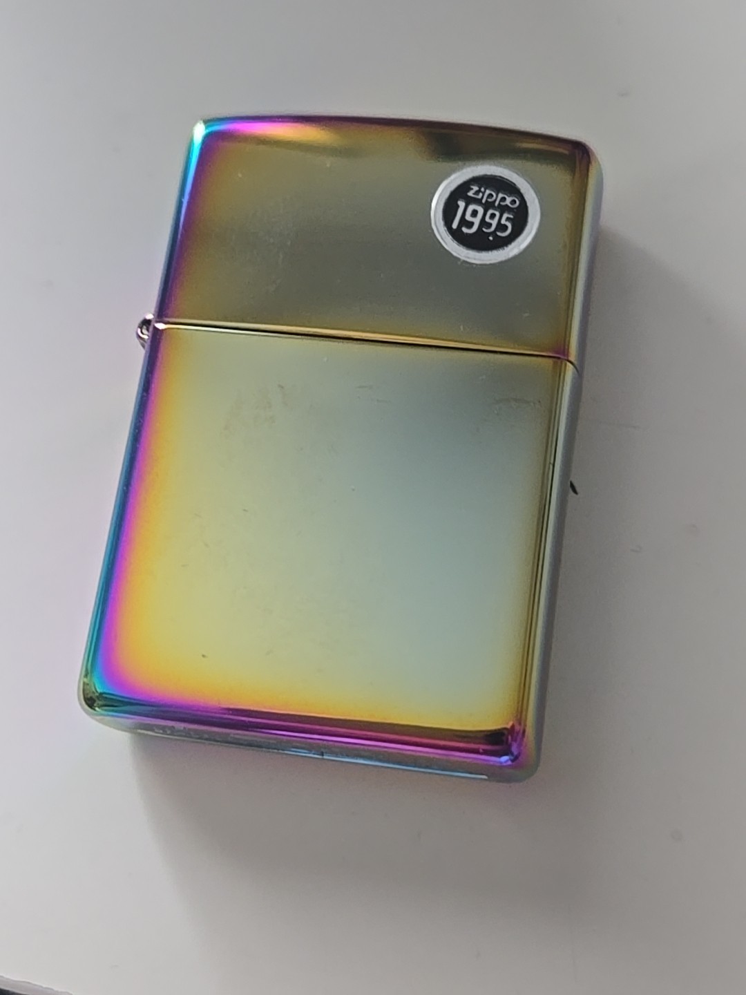 Zippo 2002 Rainbow Iridescent Metallic Spectrum New In Original Box, & Sleeve Zippo 2002 Rainbow Iridescent Metallic Spectrum New In Original Box, & Sleeve
