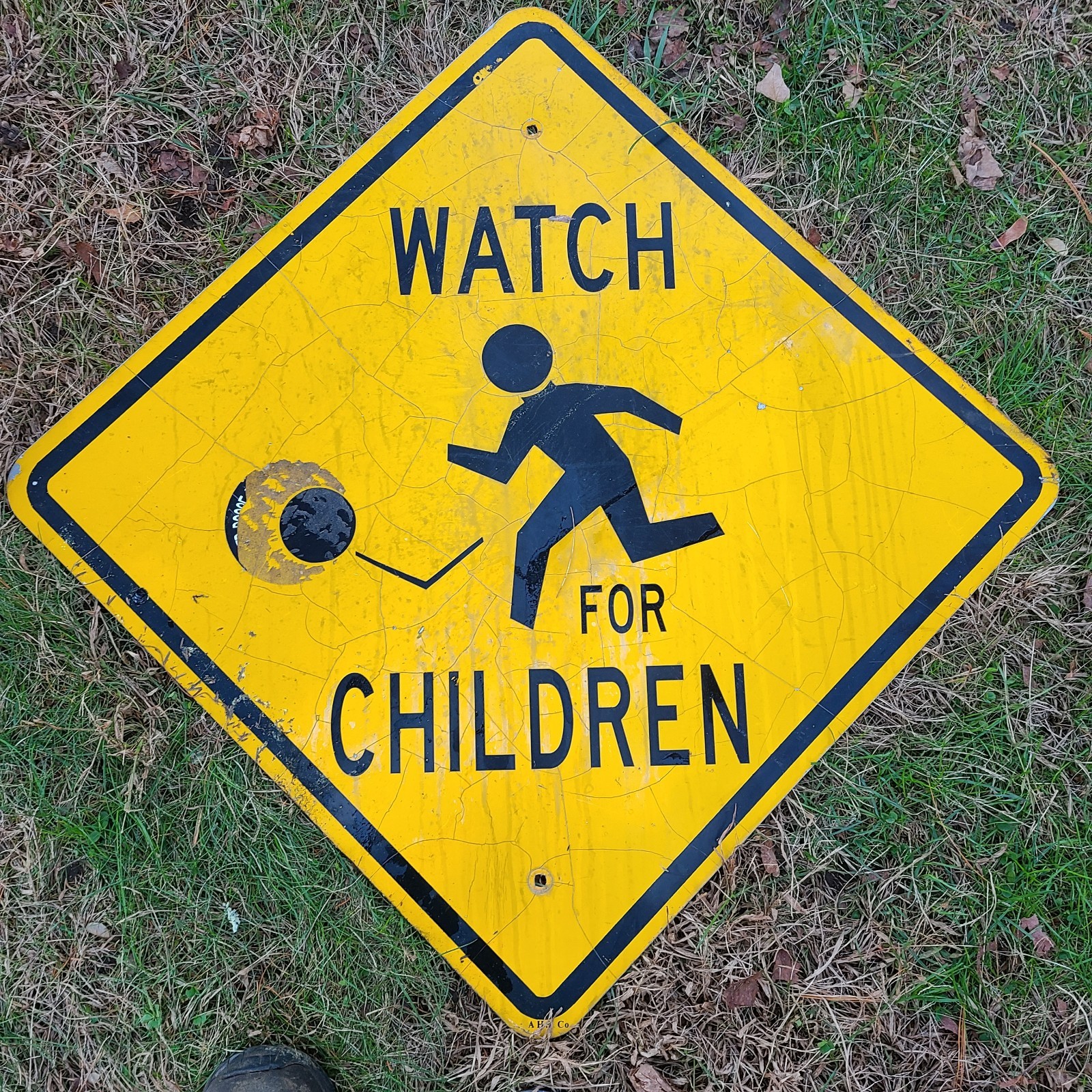 Vintage Retired Watch Children Highway Traffic Caution Sign Road Street 32x32 Vintage Retired Watch Children Highway Traffic Caution Sign Road Street 32x32