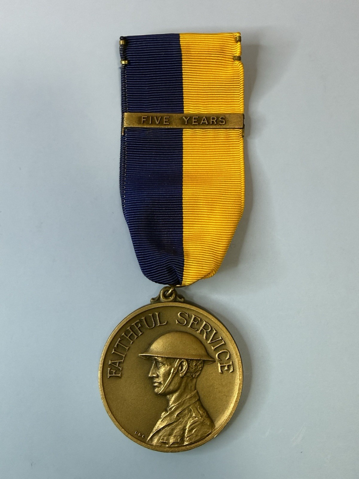 WWI Era Oregon National Guard Faithful Service Medal 5 Year Joseph G Dietrich