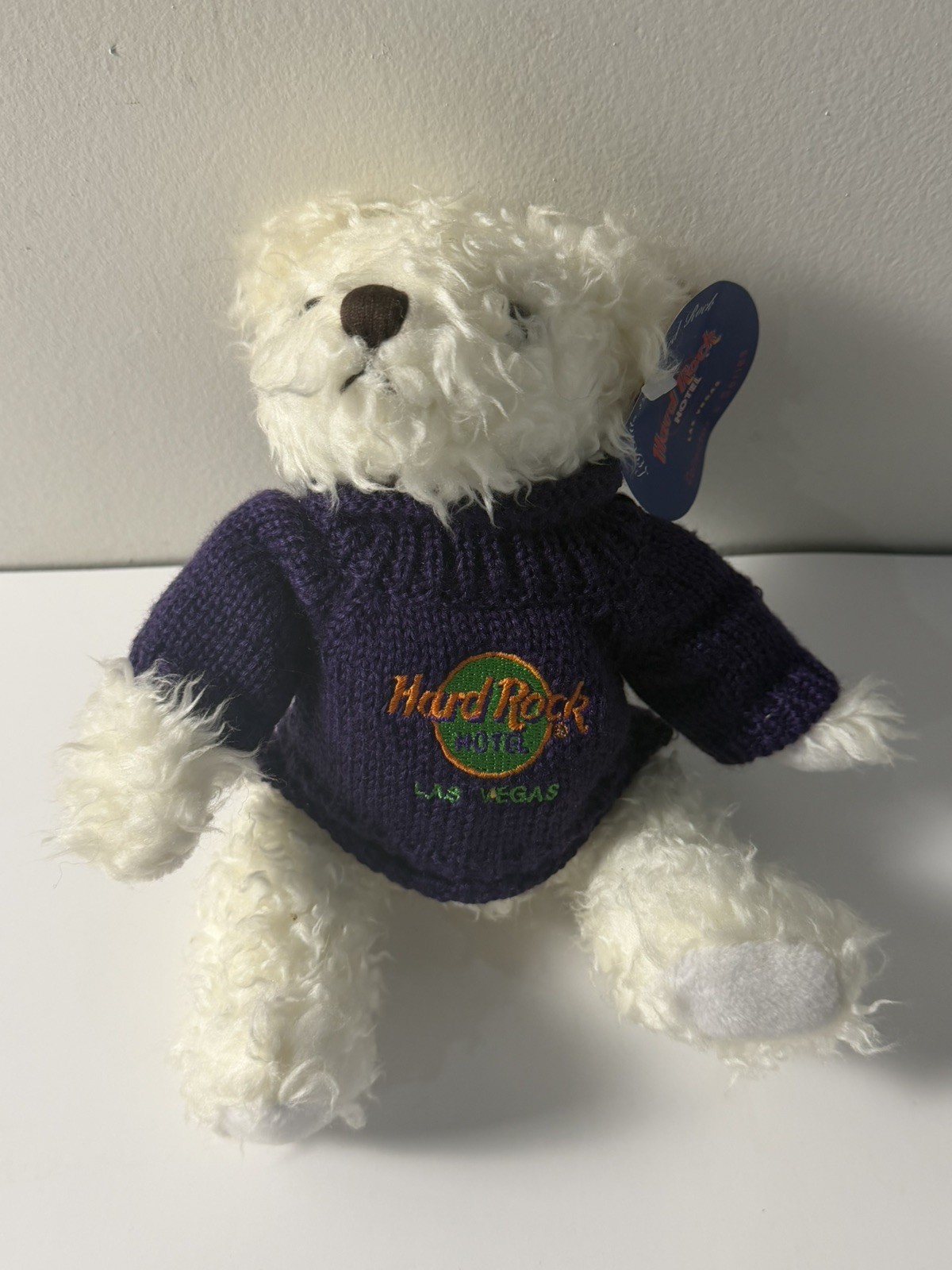 Hard Rock Hotel Las Vegas Cafe Herrington Teddy Bear plush sweater 10\