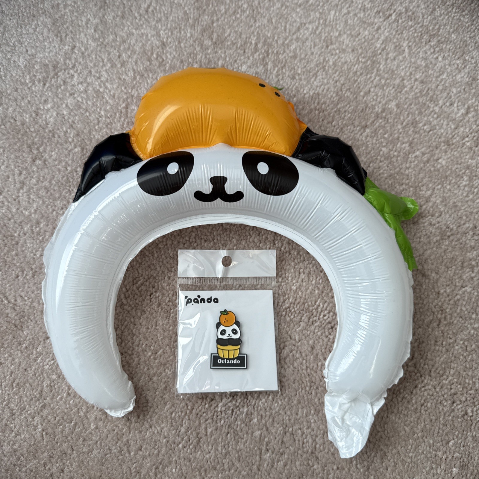 Panda Fest Orlando Commemorative Headband And Pin