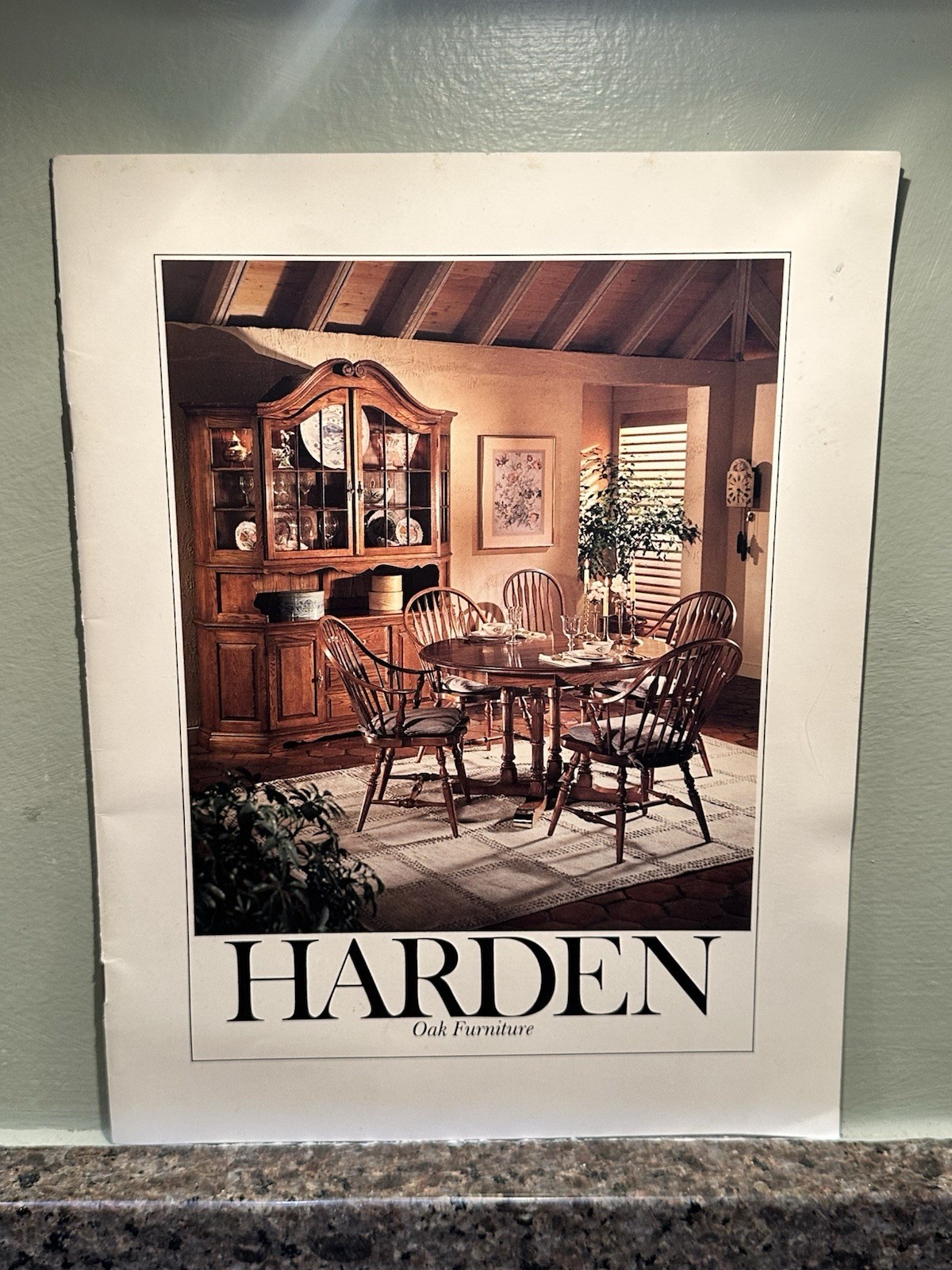 VTG Harden Furniture Oak Collection Furniture Catalog Brochure McConnellsville