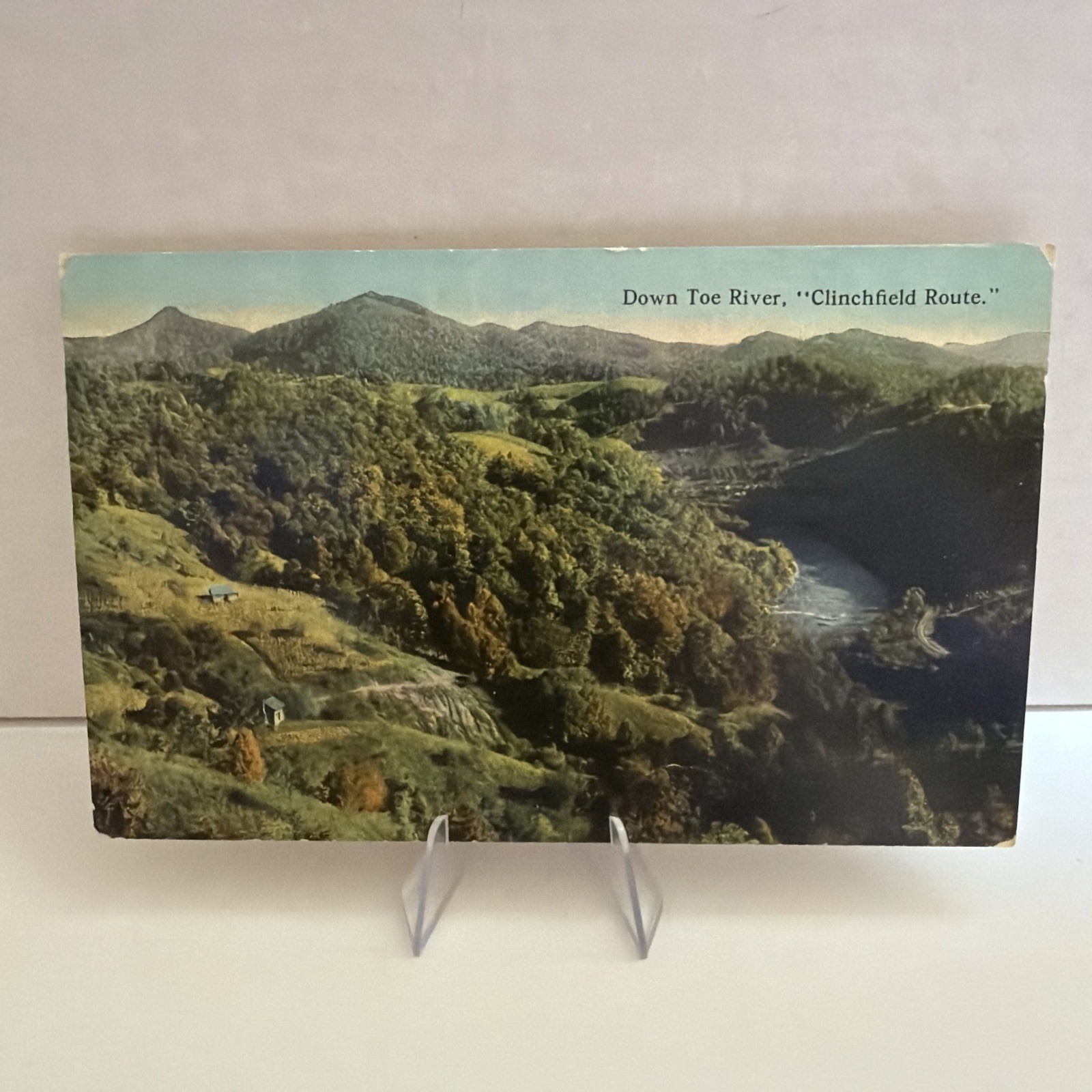 Vintage Down The Toe River, “Clinchfield Route” Postcard Vintage Down The Toe River, “Clinchfield Route” Postcard