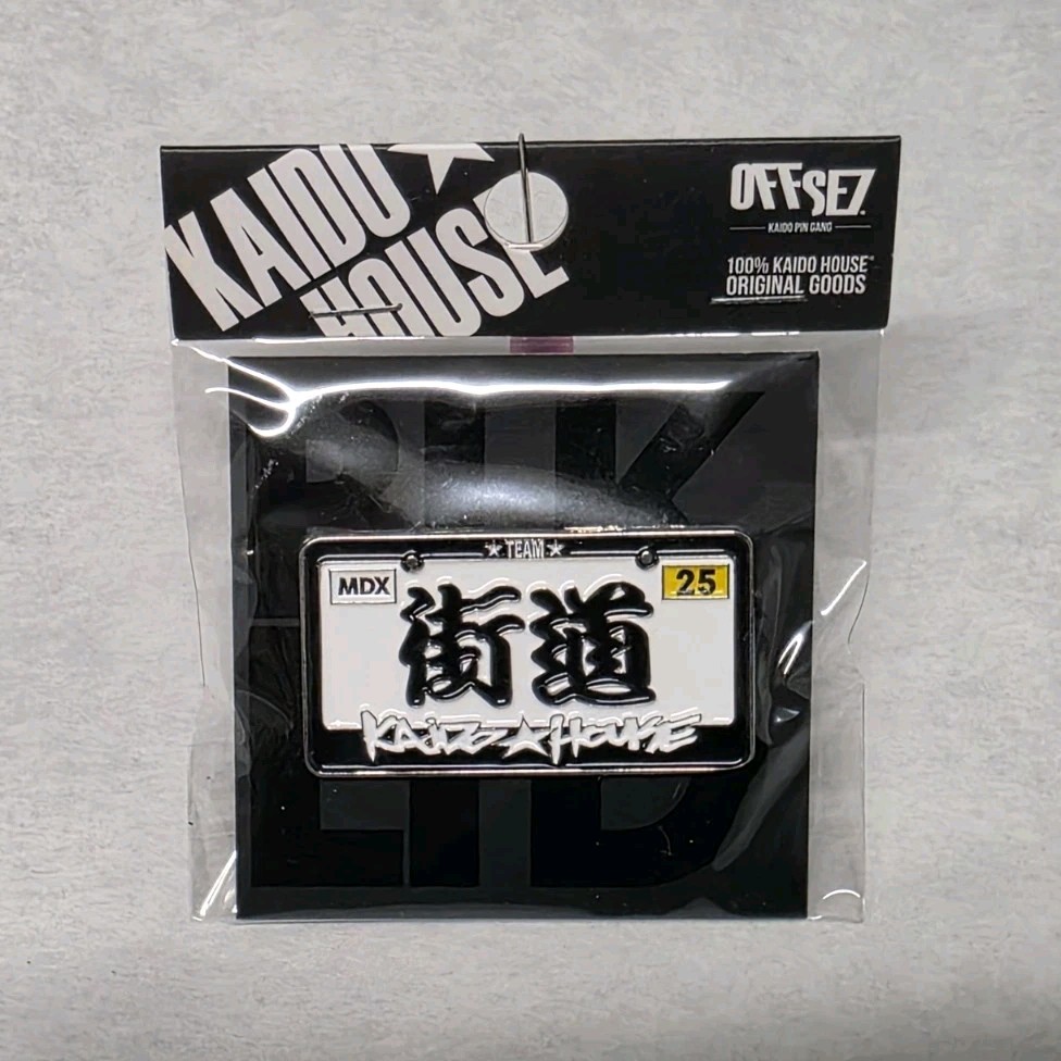 Kaido House x OFFSE7 Hako Tag Pin MDX 2025 Exclusive XHTF BLKLTD
