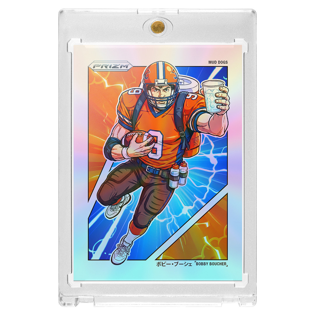 Custom Bobby Boucher The Waterboy Novelty Silver Holographic Manga Trading Card