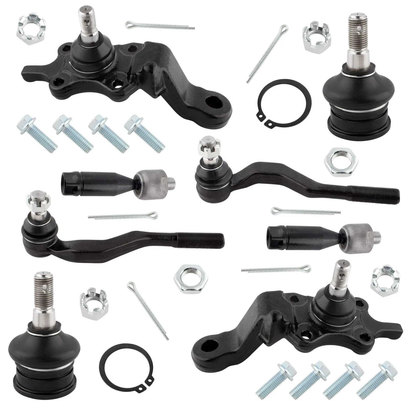 BOXI 8pcs Front Tie Rods+Ball Joints for Toyota Tacoma 1995 1996 1997 1998 19... BOXI 8pcs Front Tie Rods+Ball Joints for Toyota Tacoma 1995 1996 1997 1998 19...