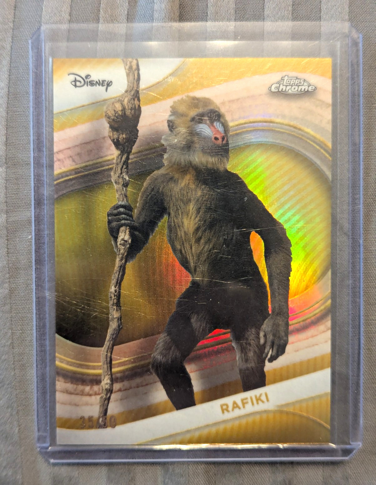 Topps 2025 Chrome Disney #196 Rafiki /50