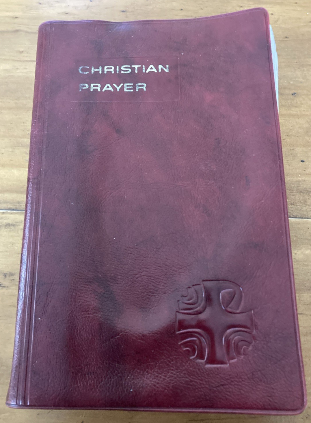 Christian Prayer:  The Liturgy of the Hours Book 1976 Vinyl Cover