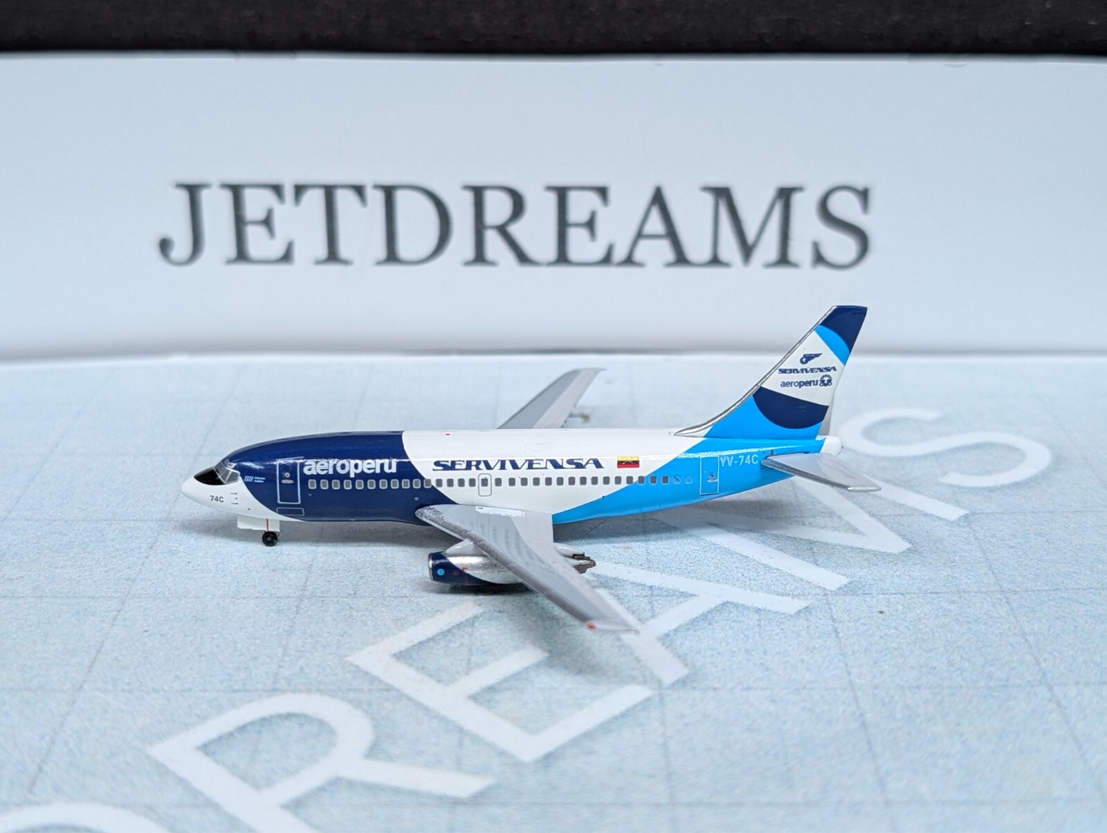 1/400 AEROPERU /  SERVIVENSA BOEING 737-200 2000'S COLORS YV-74C AEROCLASSICS