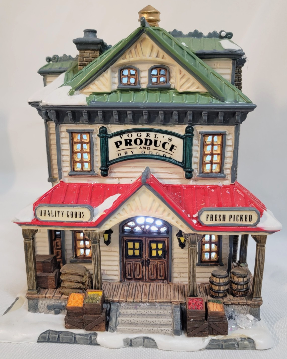 Lemax holiday house Harvest Crossing Produce Store Lemax holiday house Harvest Crossing Produce Store