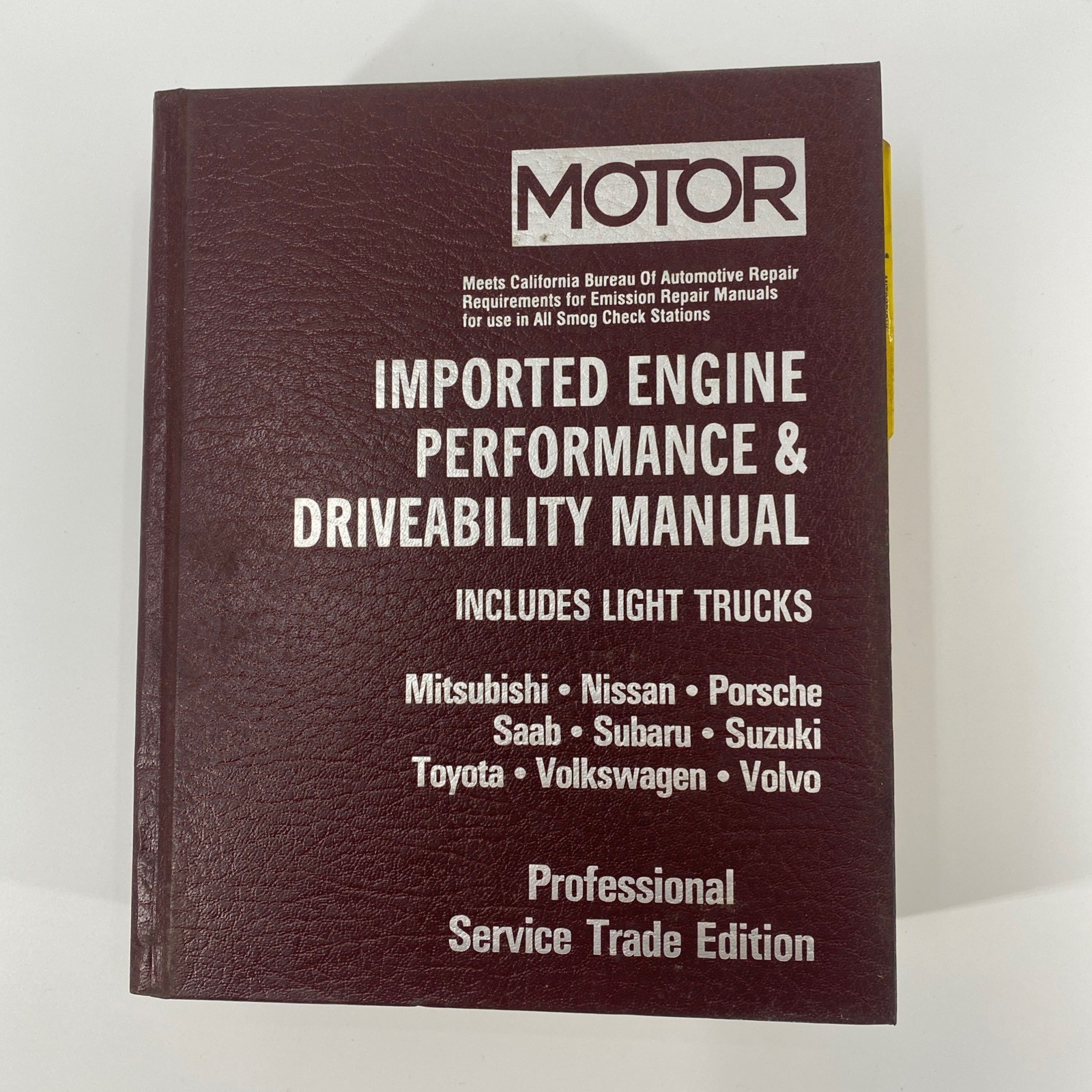 MOTOR Imported Engine Performance Driveability Manual 1992-95 Vol 2 Import Truck