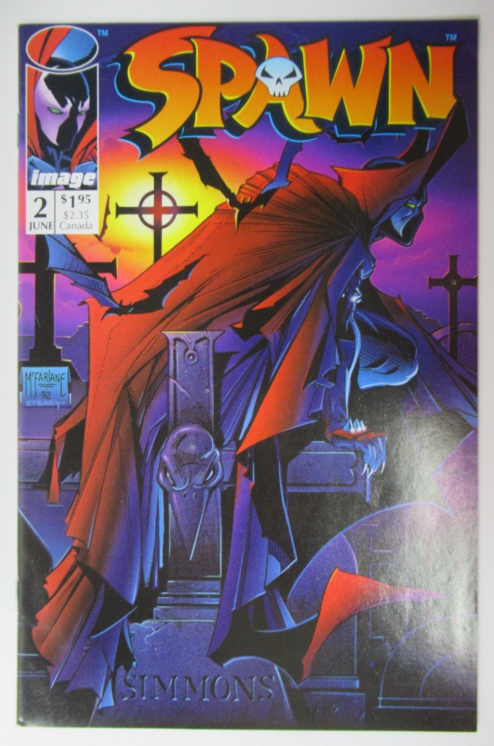 1992 Image Comics Spawn #2