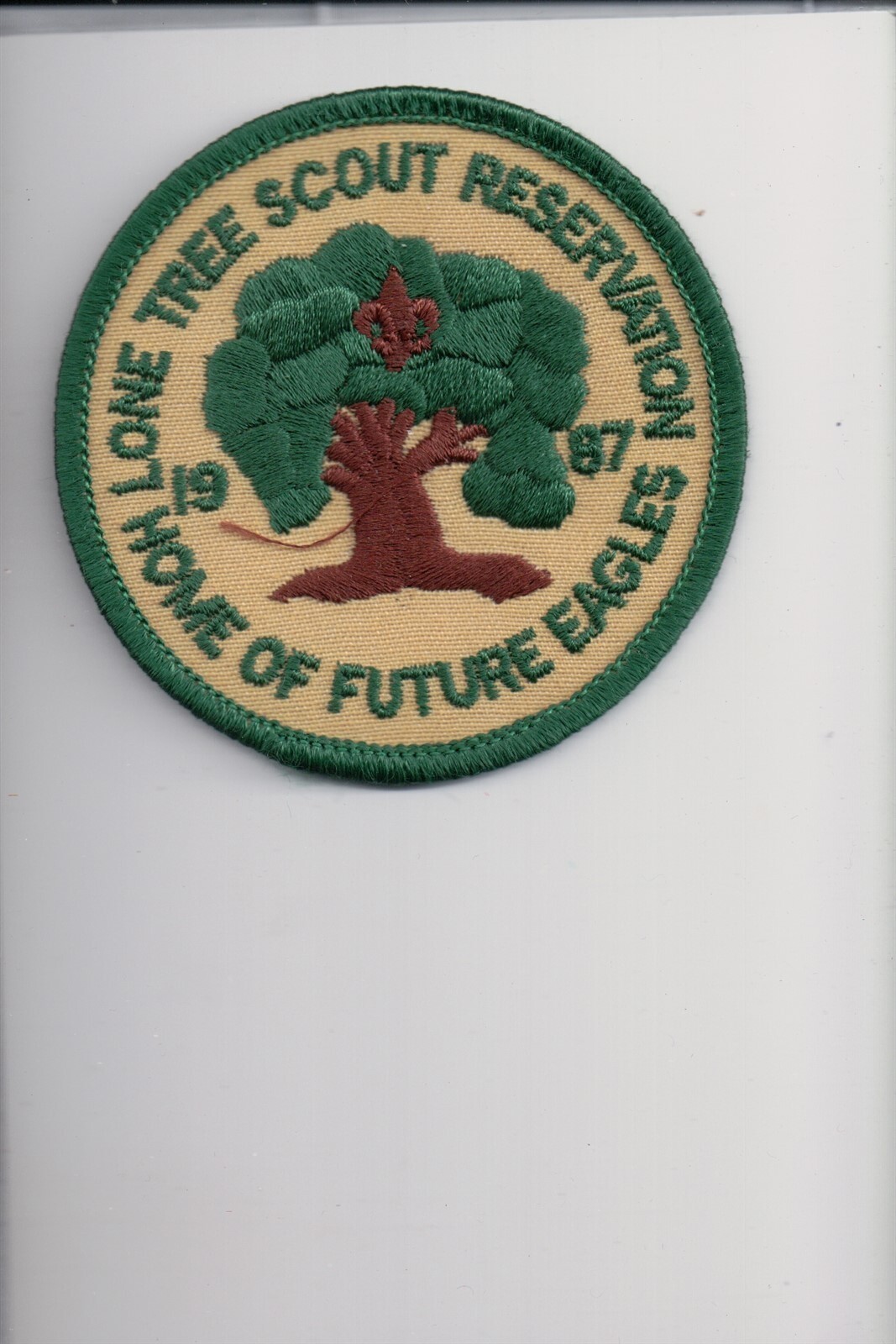 1987 Lone Tree Scout Reservation Home Of Future Eagles patch