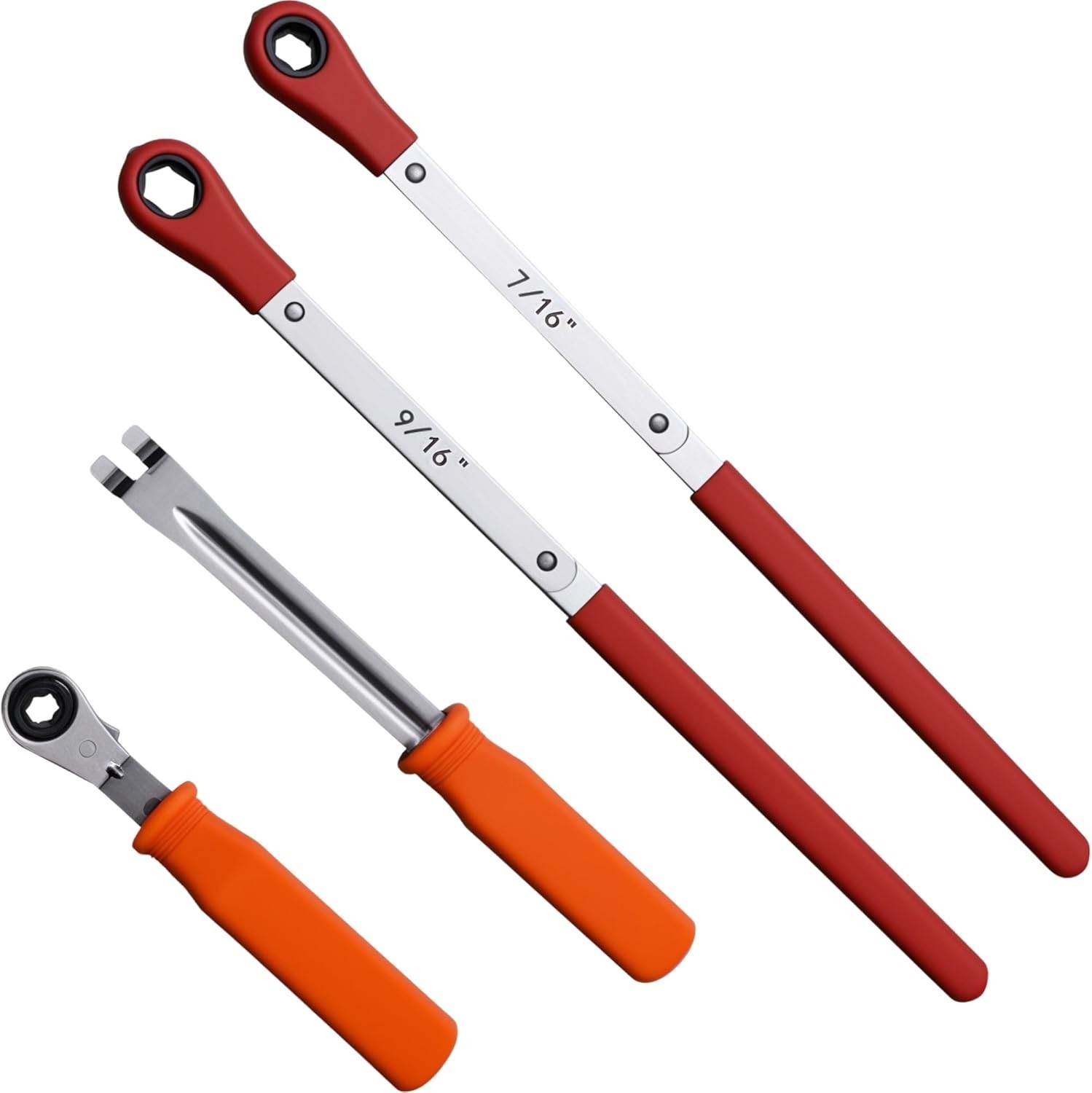 4Pcs/Set Automatic Slack Adjuster Release Tool Wrench Fork End Release Tool and