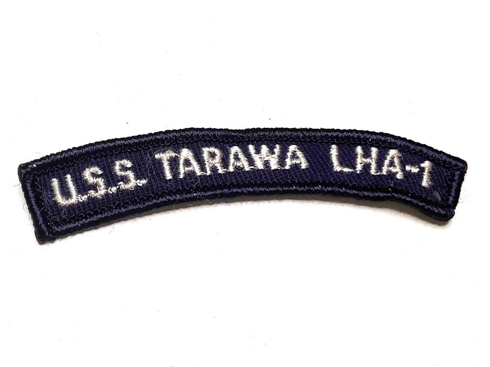 USS Tarawa LHA-1 US Navy Amphibious Assault Ship Name Rocker Tab Patch