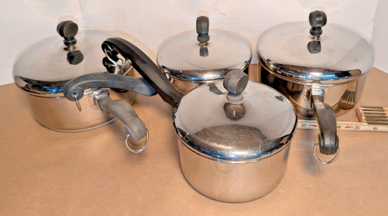 Vintage FARBERWARE Aluminum Clad Cookware