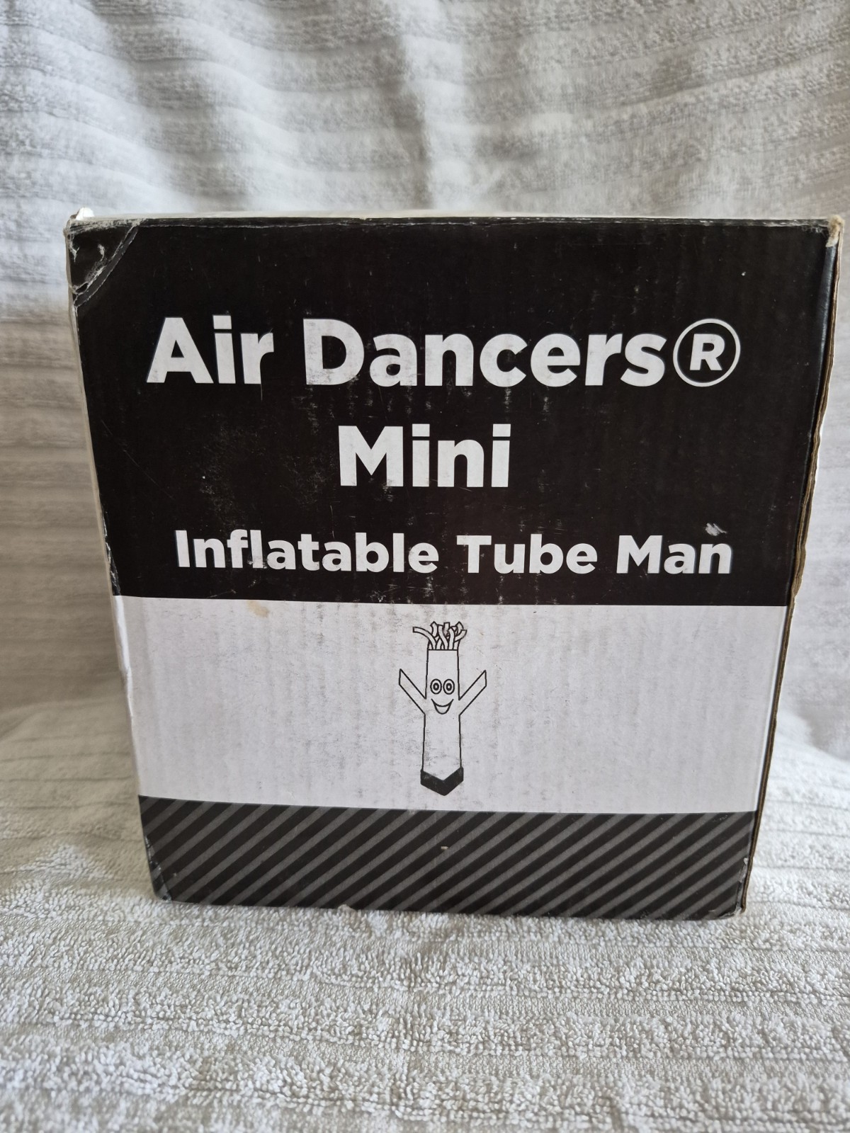 Look Our Way Mini Air Dancers Inflatable Tube Man Set Desk Top Red New Open Box