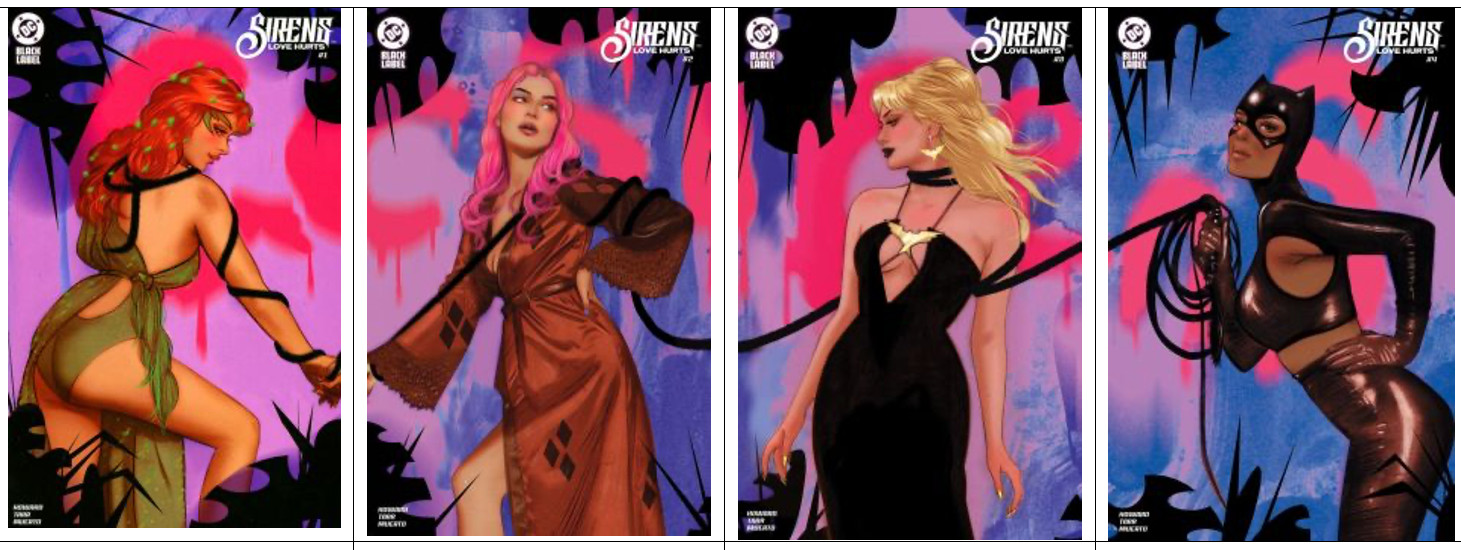 Sirens Love Hurts #1 2 3 4 Tula Lotay CONNECTING Cover Variant SET Lot 2026