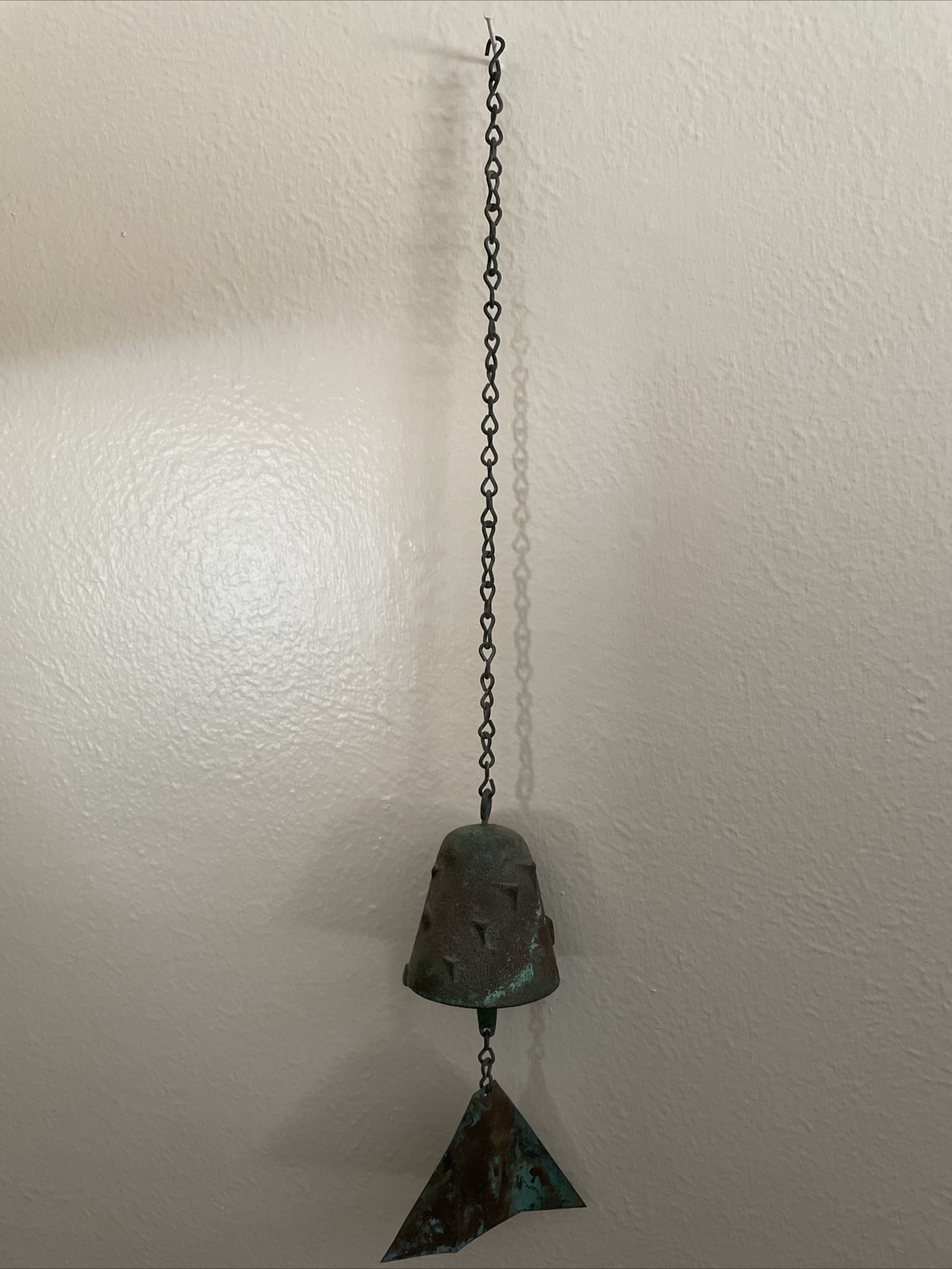 Vintage Paolo Soleri Arcosanti Cosanti MCM Brutalist Bronze Wind Bell Chime Vintage Paolo Soleri Arcosanti Cosanti MCM Brutalist Bronze Wind Bell Chime