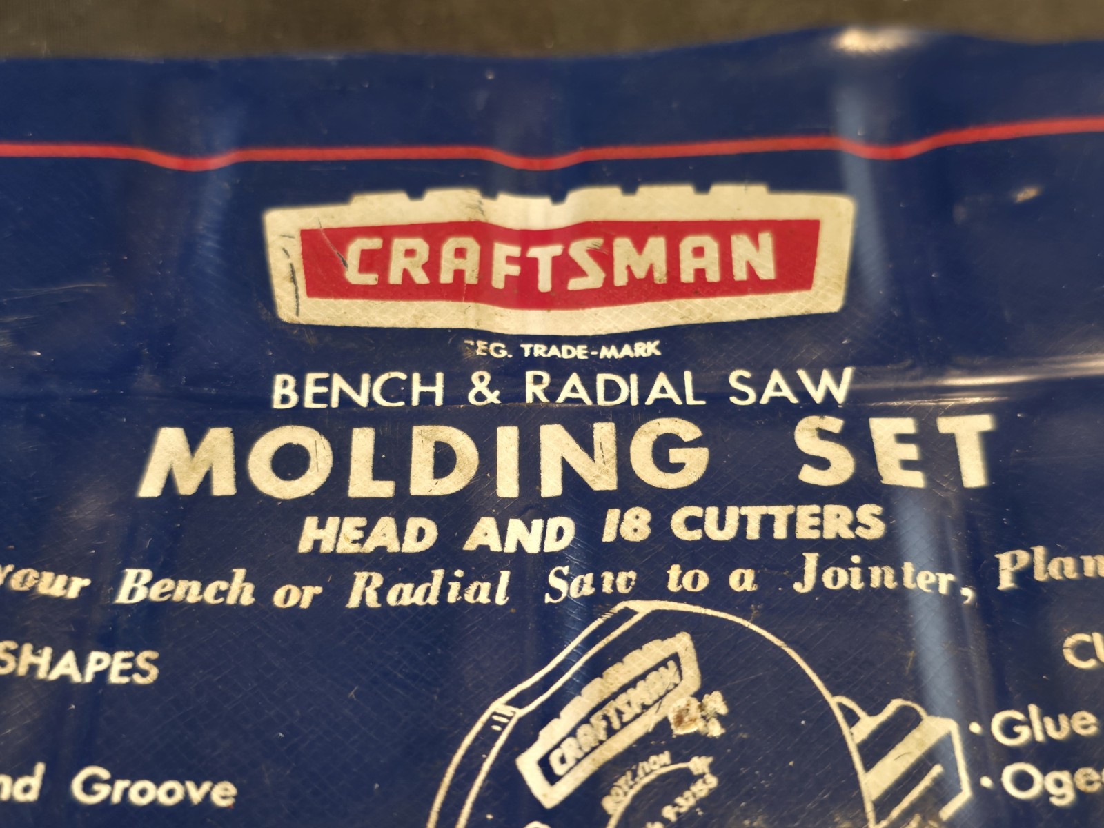 Vintage Craftsman 9-3215 Molding Set for Table and Radial Arm Saws READ