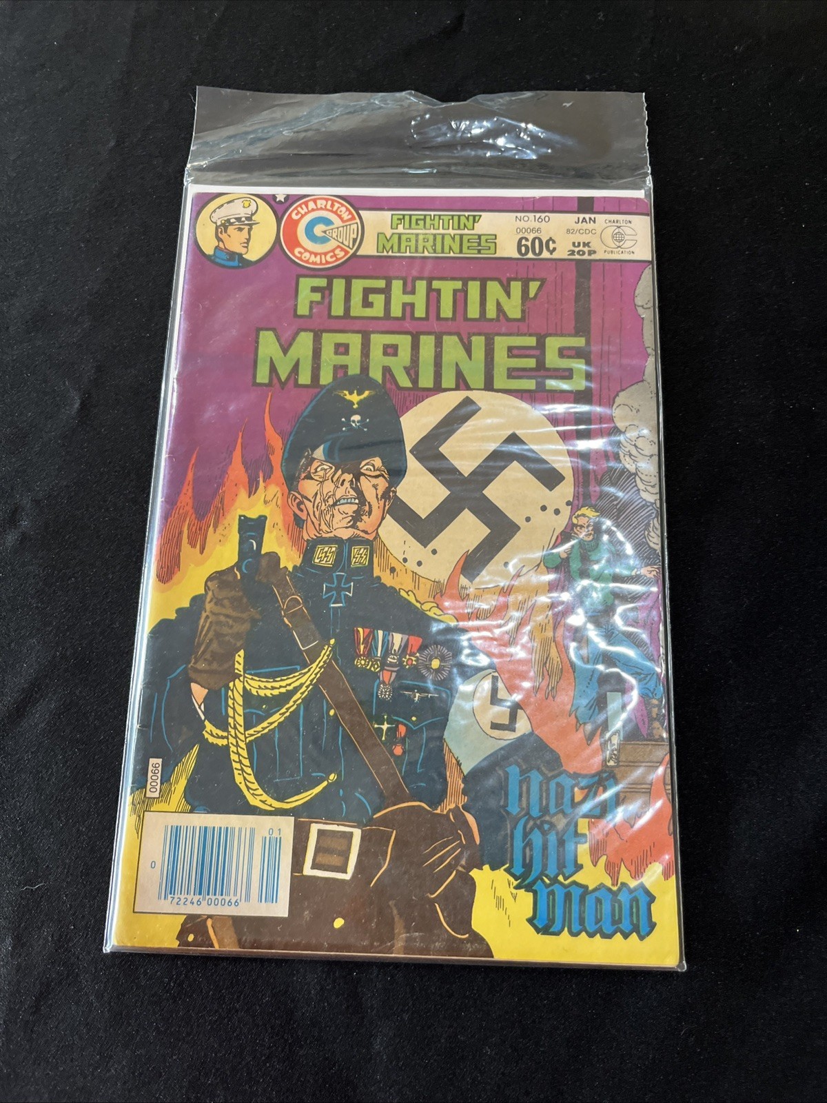 Fightin’ Marines Comic #160 Jan. VF condition.  Nazi, collectibles 