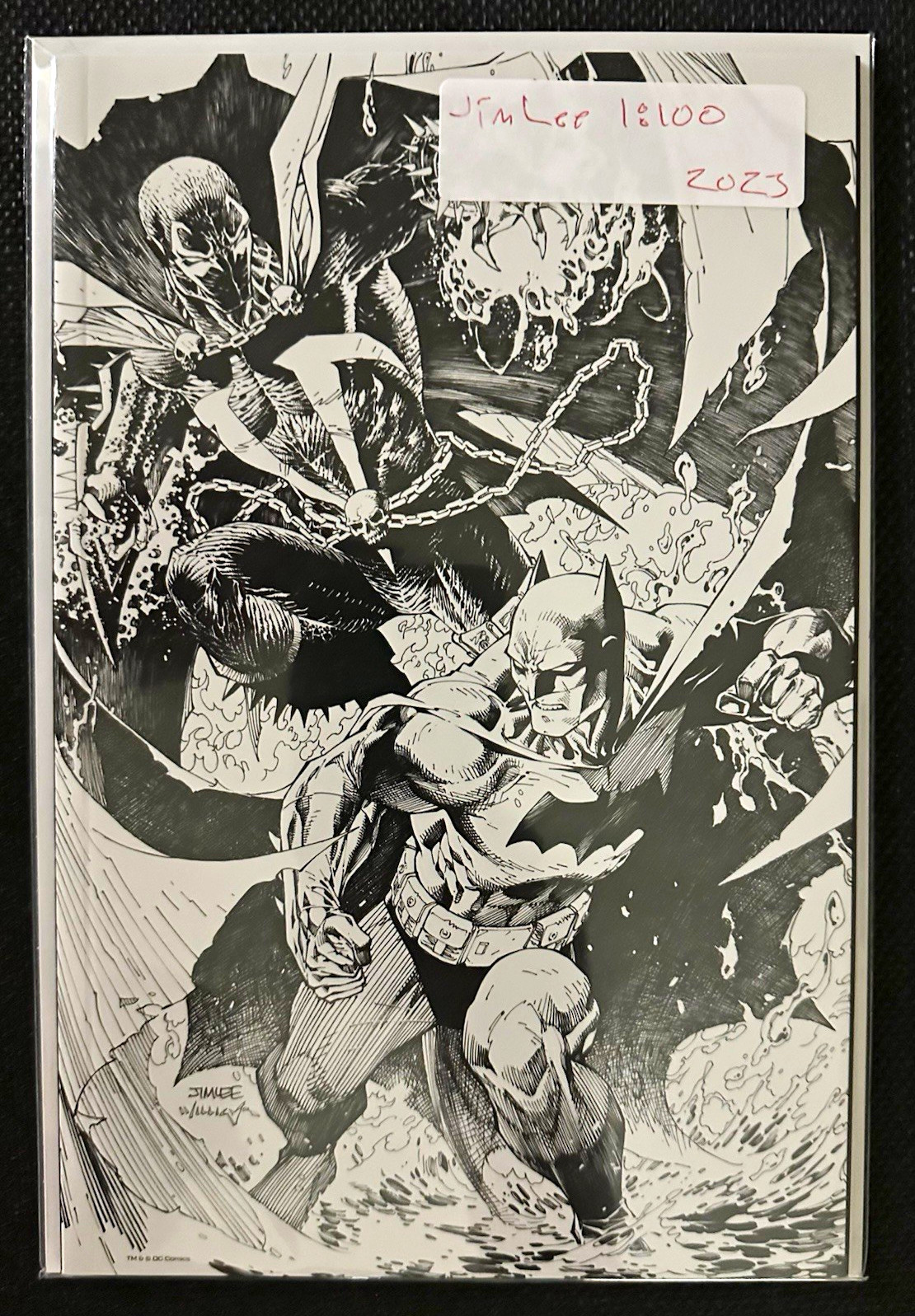 Batman / Spawn 1 Virgin Variant 1:100  Jim Lee 2023