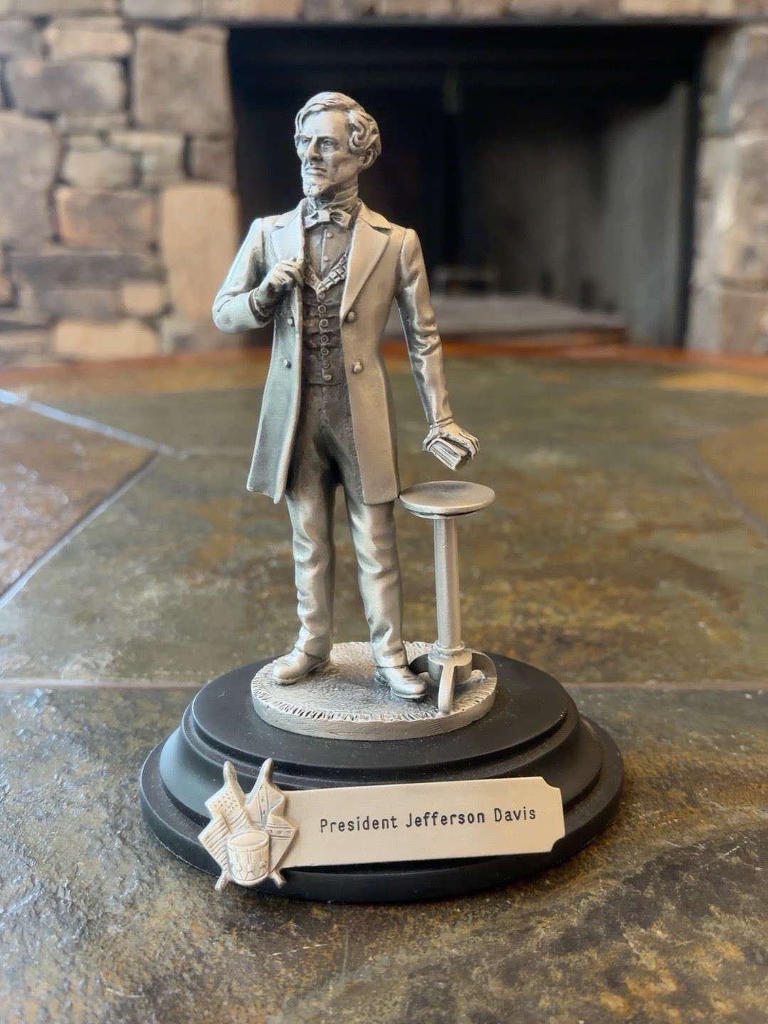 Jefferson Davis Confederate President Civil War Figurine Statue 6.25in