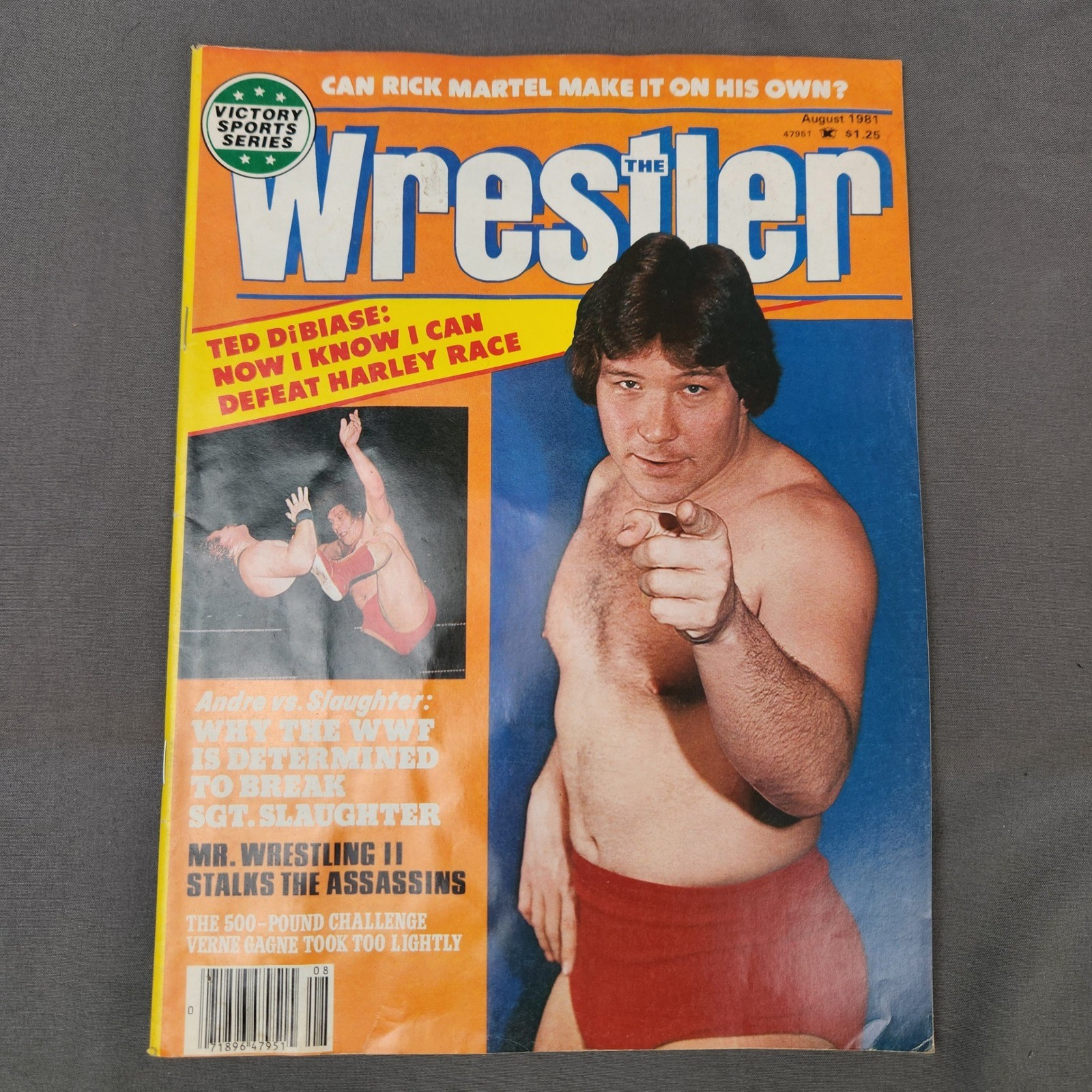 The Wrestler Magazine August 1981 Rick Martel DiBiase Andre the Giant