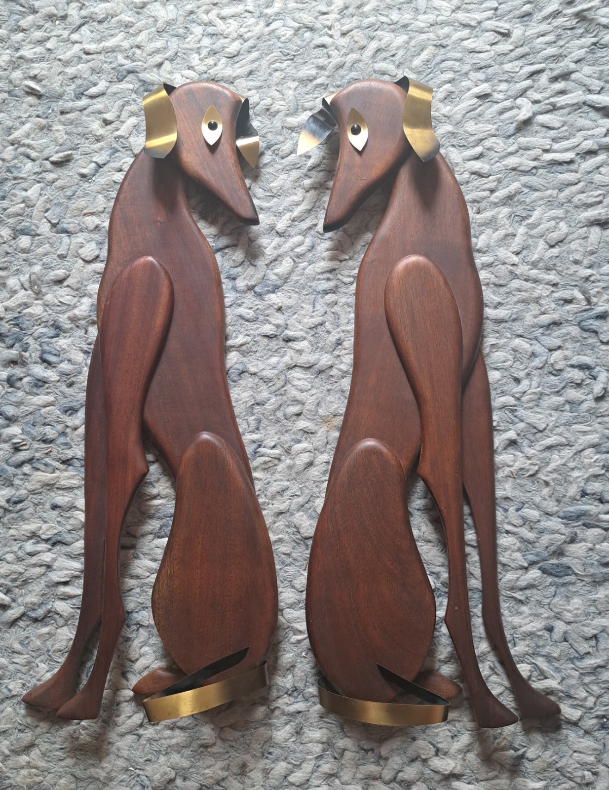 Rare Set of Vintage 1961 Masketeers Dog Wall Hangings Mid Century Modern MCM Rare Set of Vintage 1961 Masketeers Dog Wall Hangings Mid Century Modern MCM