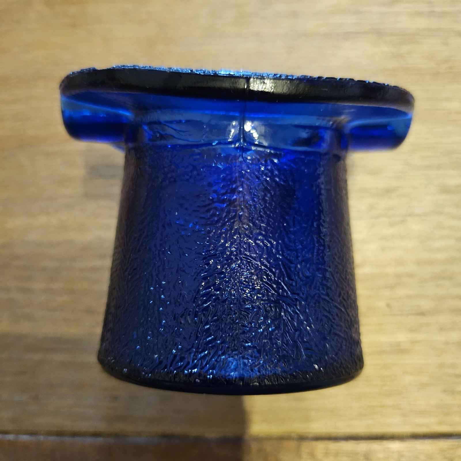 LOWELL VINTAGE COBALT BLUE ASHTRAY