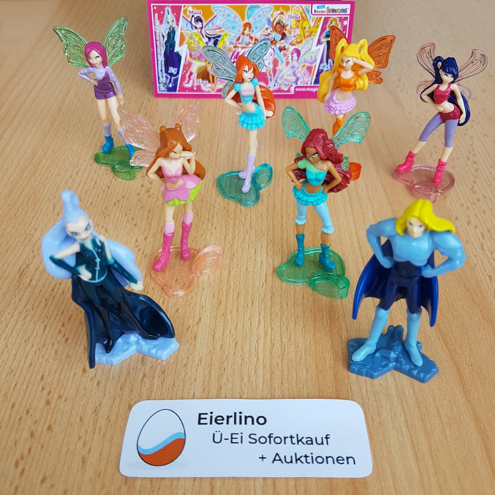 TOP KINDER SURPRISE SET - Winx Club - MINT 1.3\