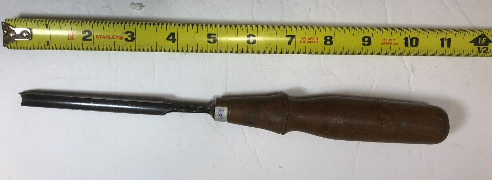 Vintage Buck Bros Tanged  7/16” Gouge Chisel Sharp