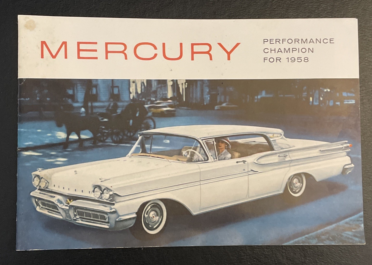 Original Vintage 1958 Mercury Full-Line Sales Catalog / Brochure