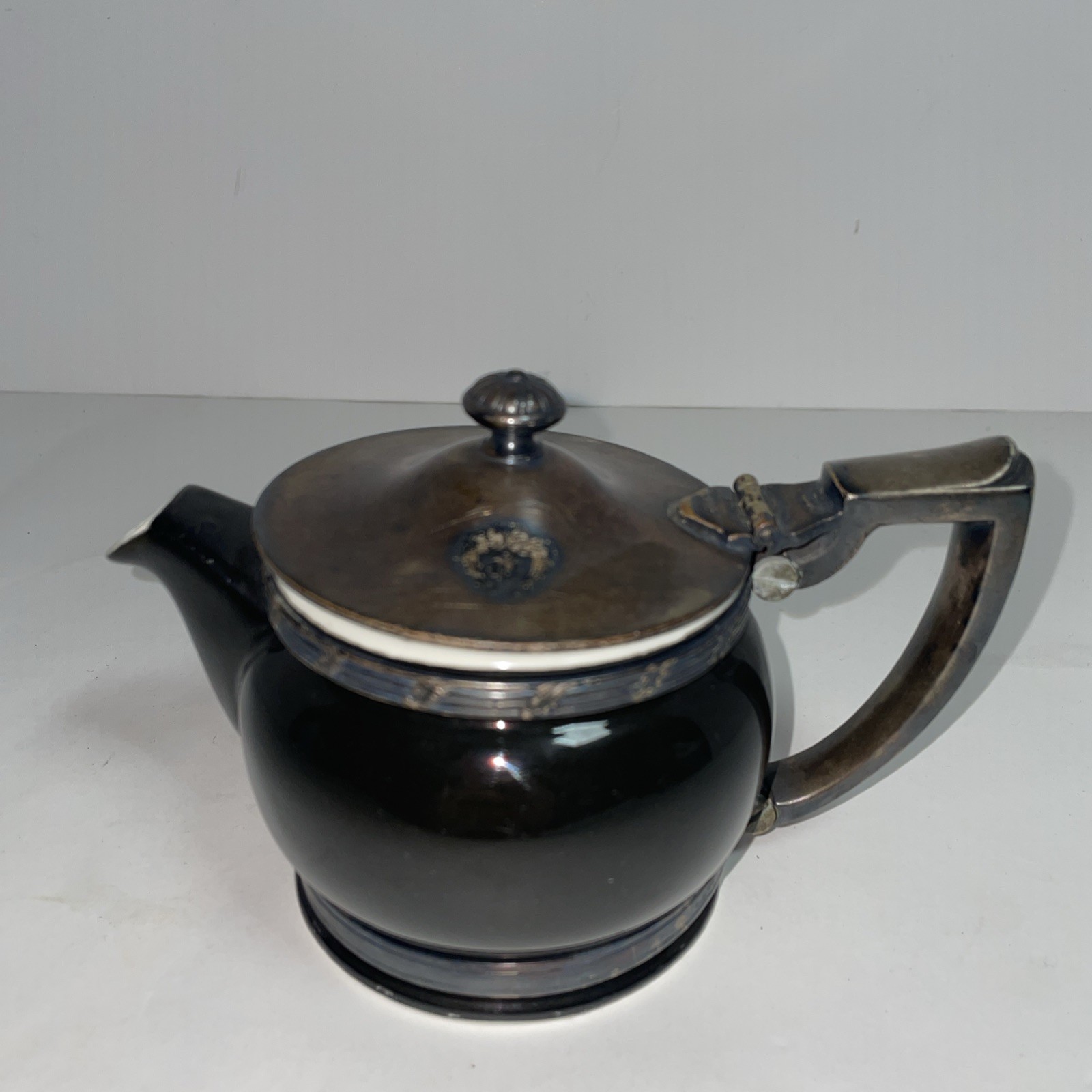1930 International Silver Co Teapot- Central Park Casino NYC- Silver Soldered